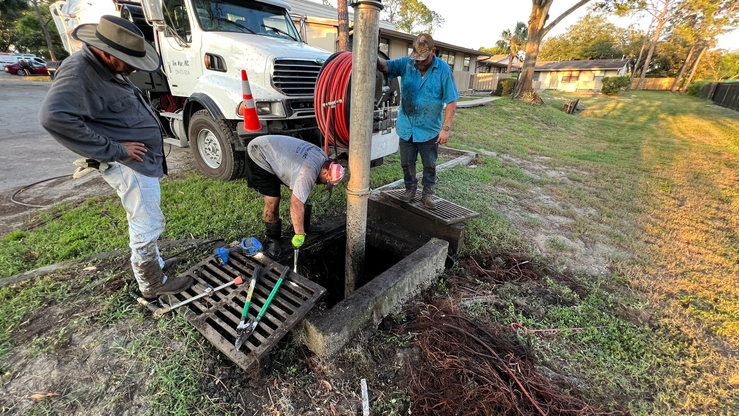 Apartment Complex Storm Water System Cleaning and Maintenance by Don Mar, Inc. Storm Water Solutions