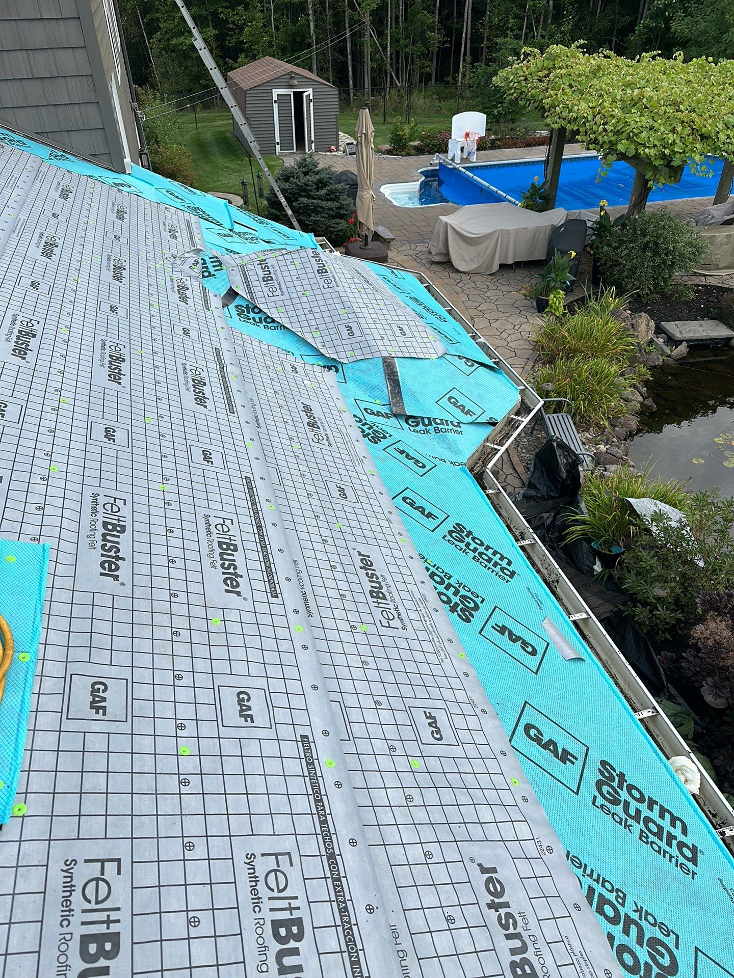 Residential Roofing Installation using Asphalt GAF HDZ by Artisan Roofing & Home Improvements Inc.