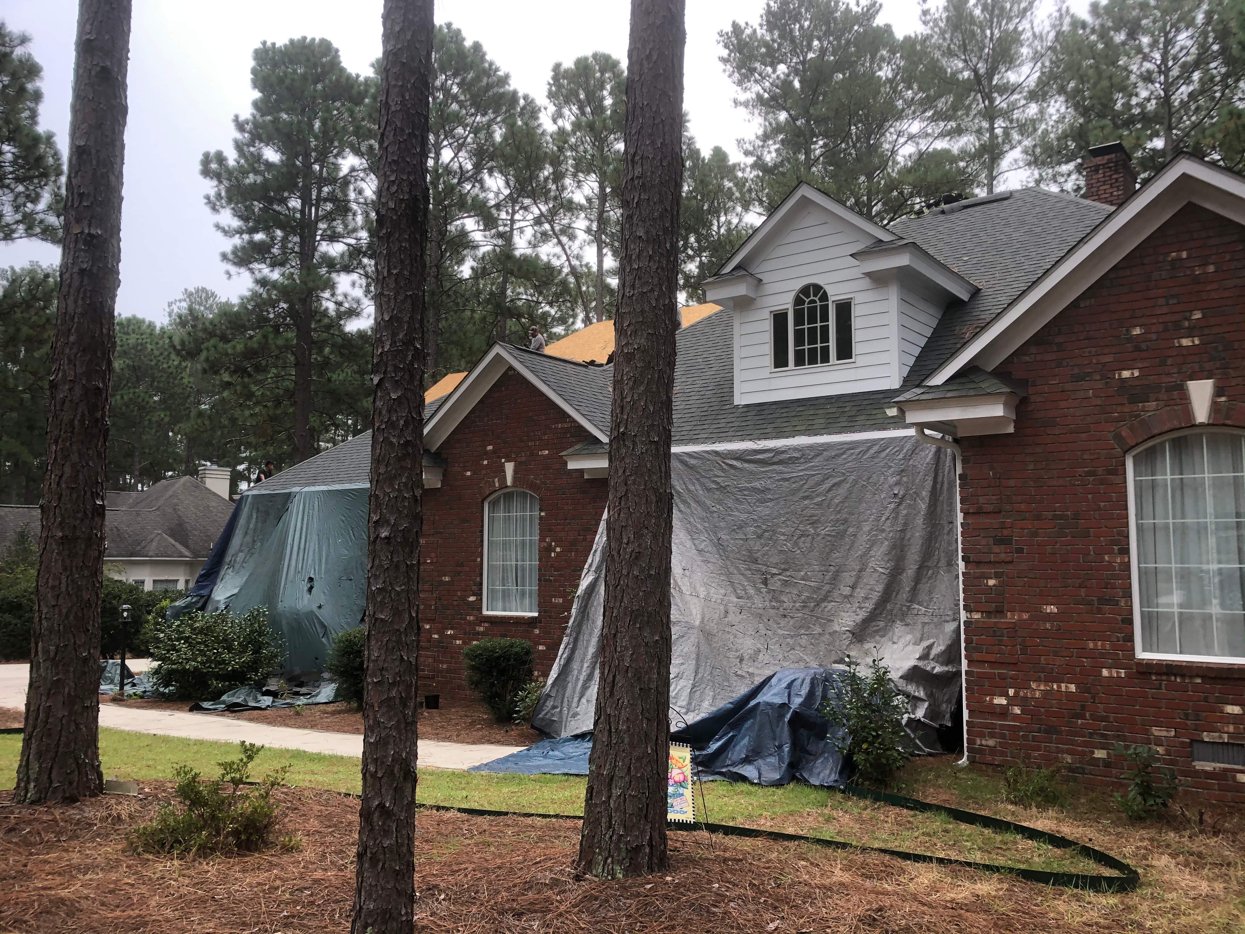 Residential Roofing Repair / Hail Damage by American Roofing NC