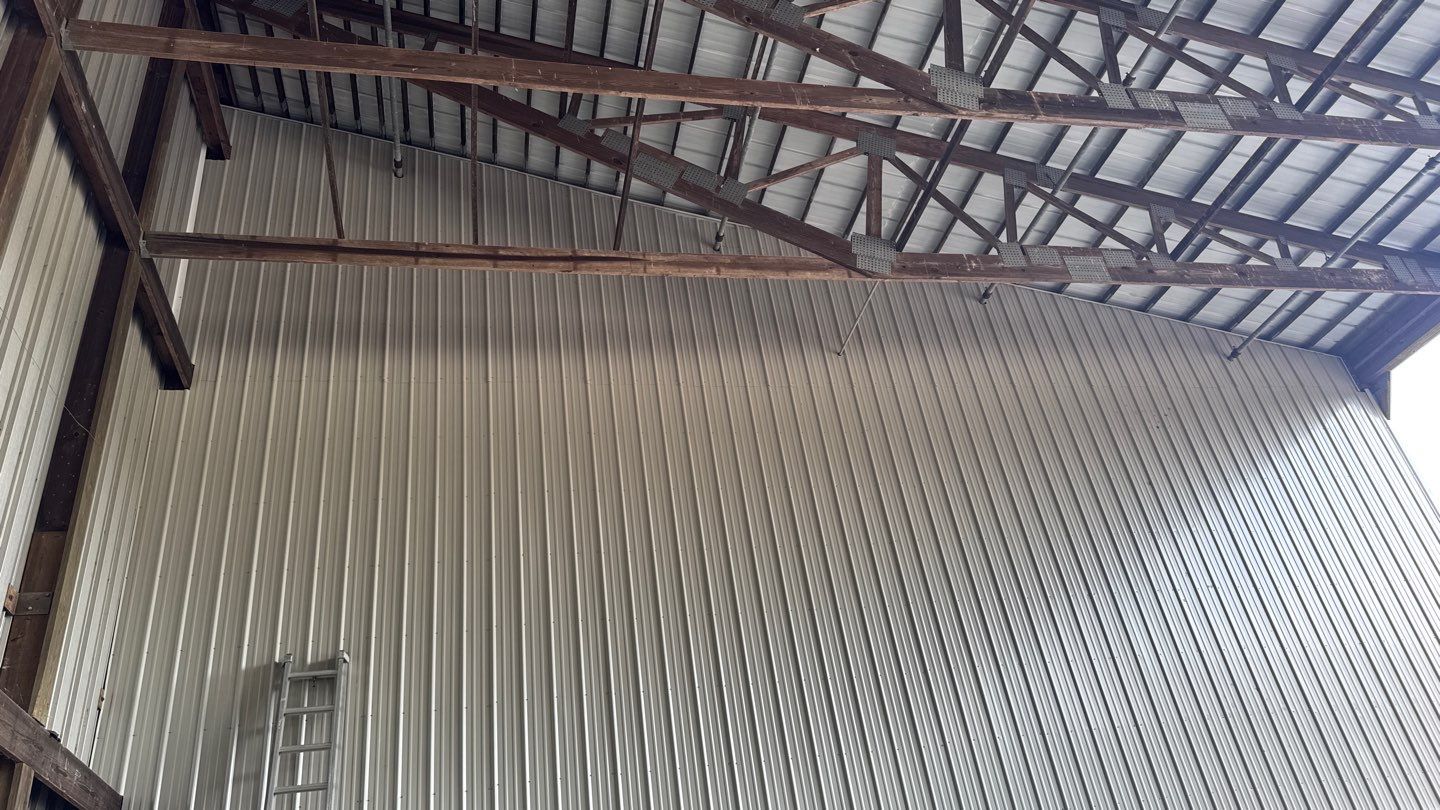 Steel Siding Install on Lean-To by 42 North Construction, LLC.