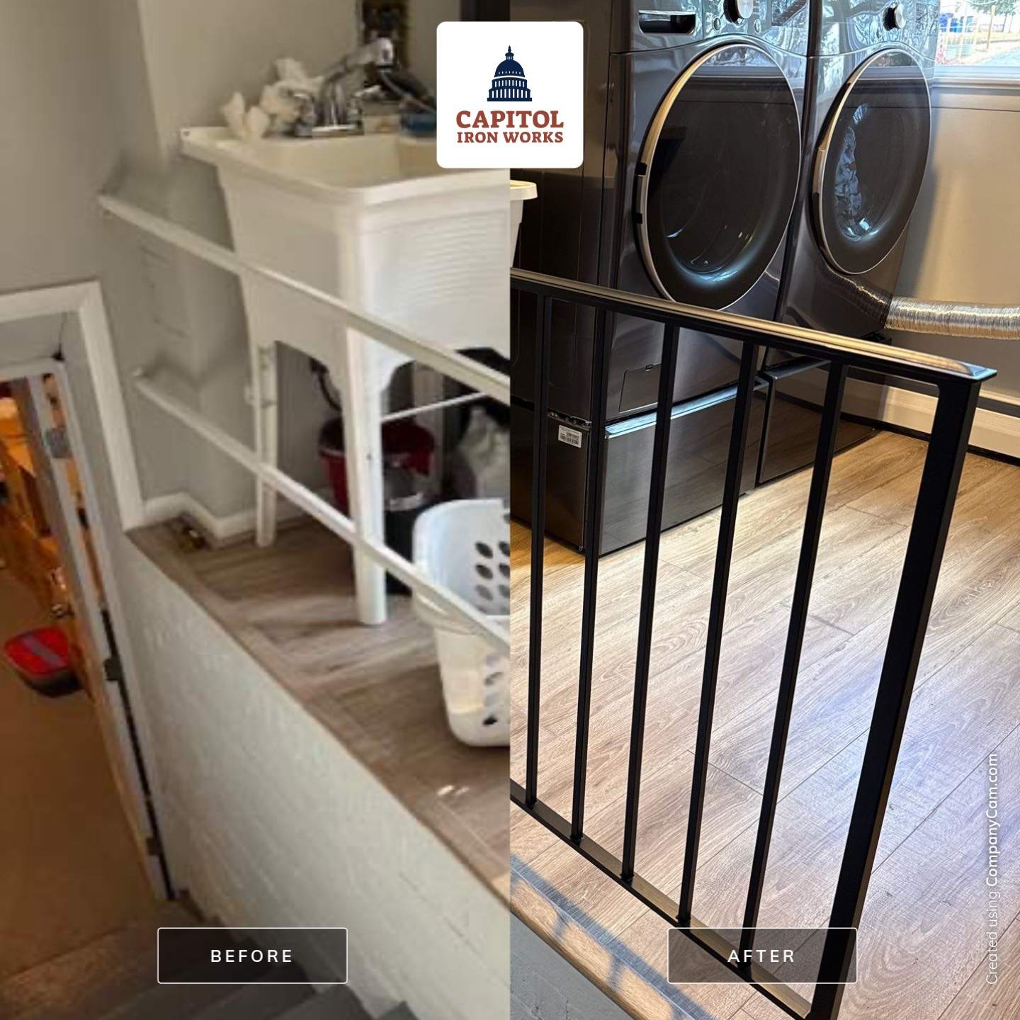 Code-Compliant Interior Railing Upgrade & Replacement by Capitol Iron Works