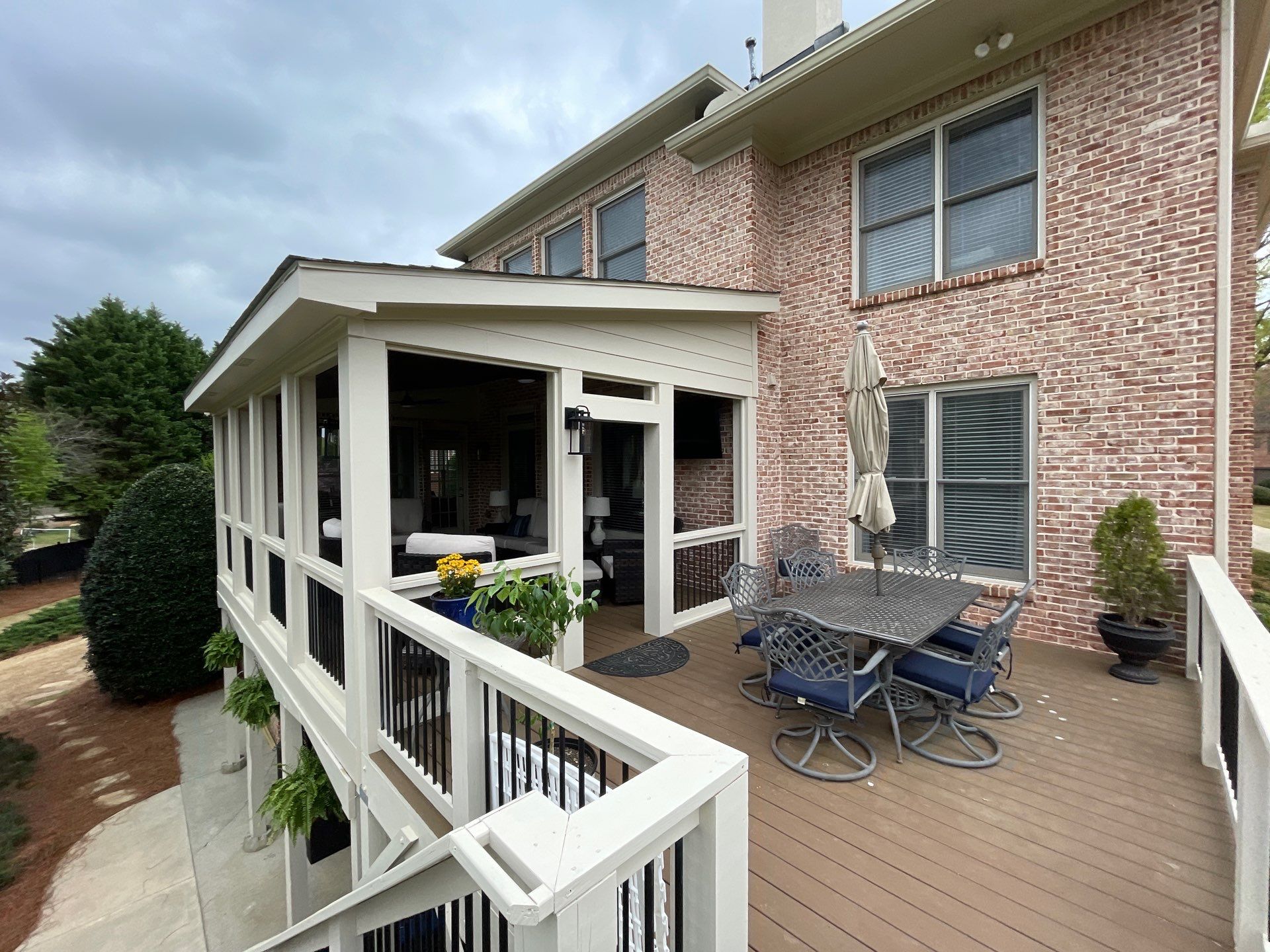 Covered Porch- Stefan  by Clark Brothers Roofing & Construction