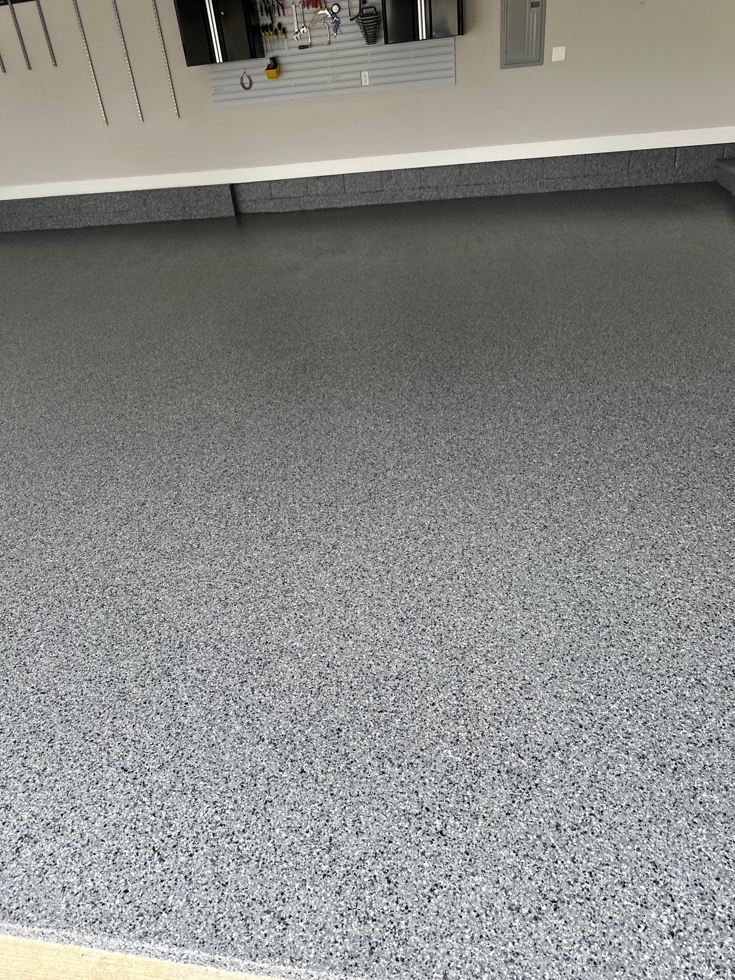 Garage Floor Coating using Nightfall by My Garage Floor Guys