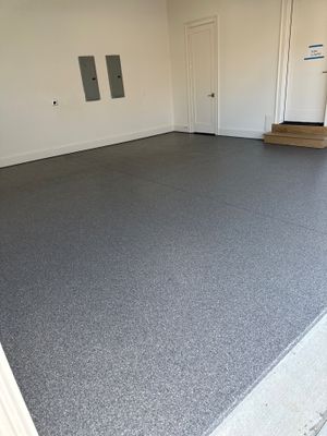 Garage Floor Coating using Briar