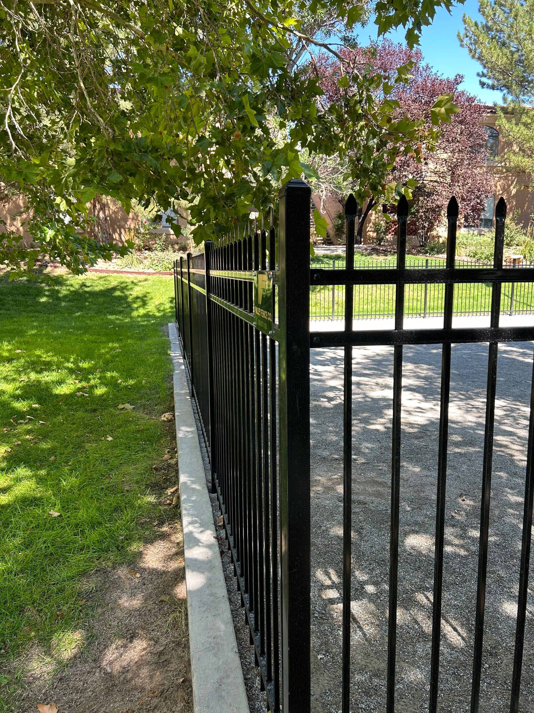 Light Commercial using Ameristar wrought iron by Valley Fence Company