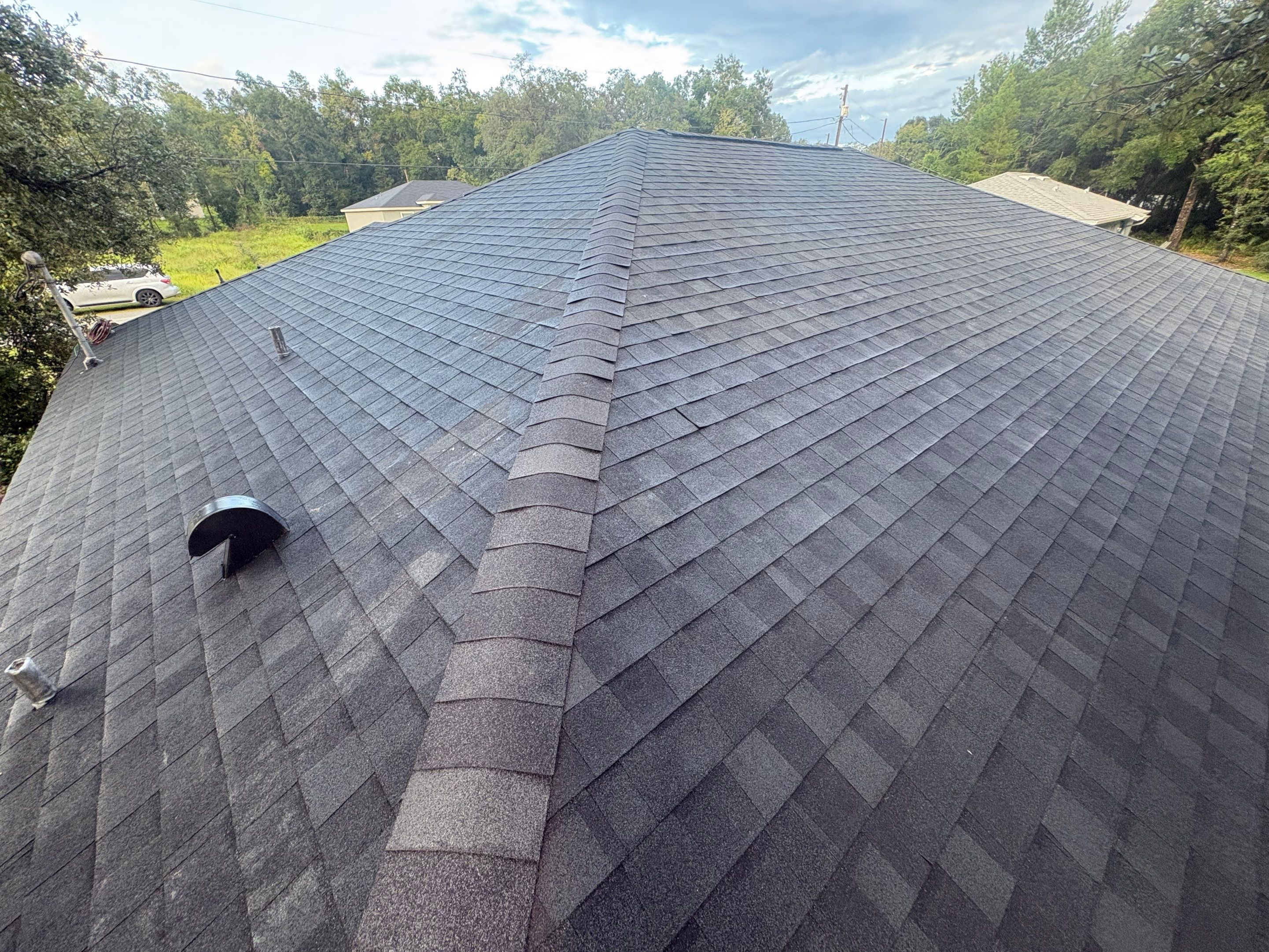 Ocala Roof Replacement Featuring Tamko Titan Rustic Black Shingles by Pinnacle Roofing Group
