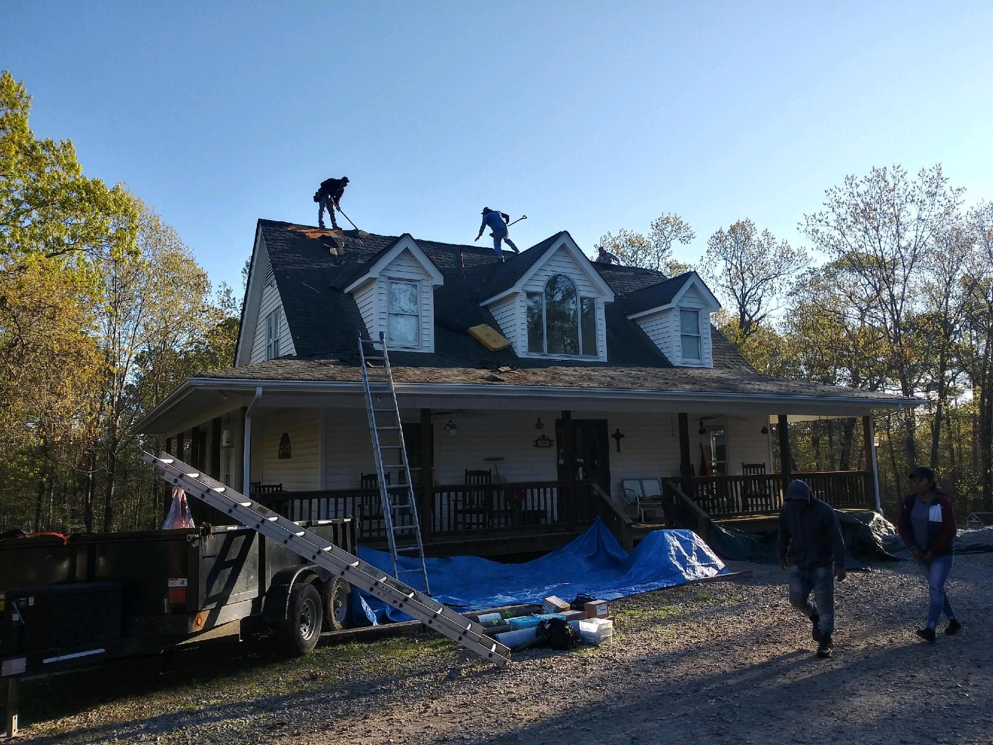 Metal Roofing 1158 Cypress Church Rd Re-roof - Metal Roofing by American Roofing NC