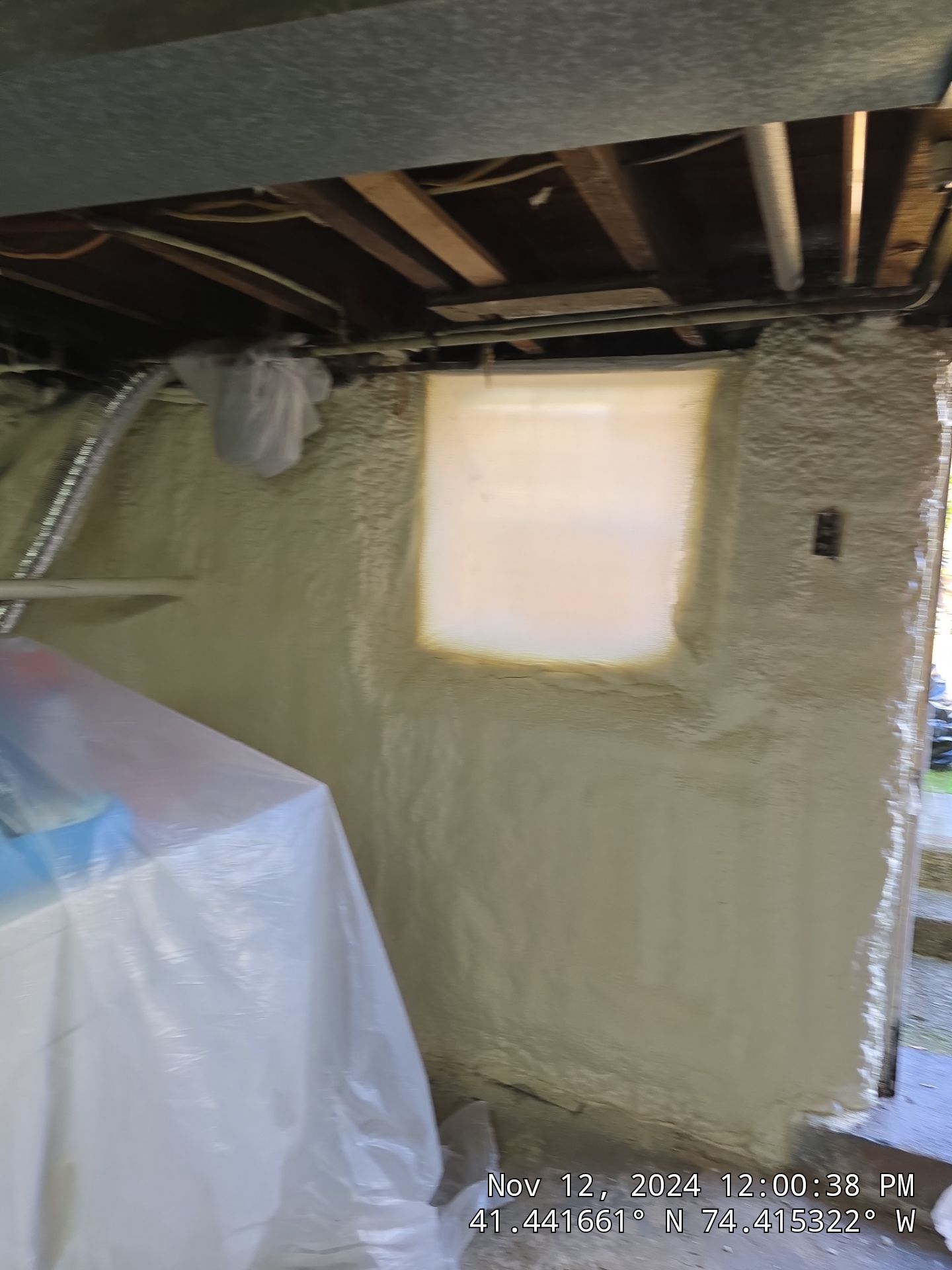 Attic Insulation using open cell spray foam by NYS Foam & Energy