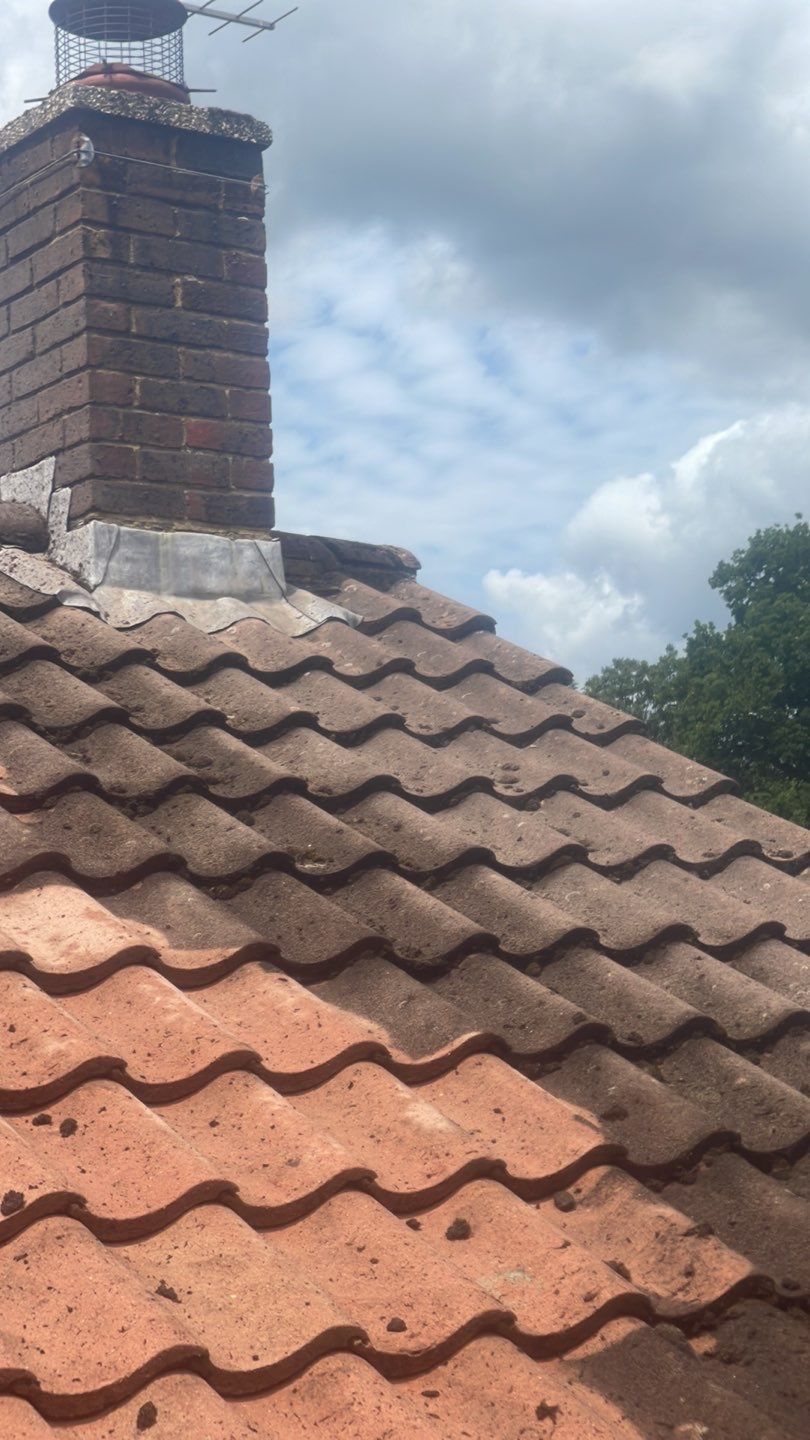 Roof Cleaning and Biocide Treatment using Honda 15lpm Low Pressure Washing Machine by Ges Exterior Cleaning ltd