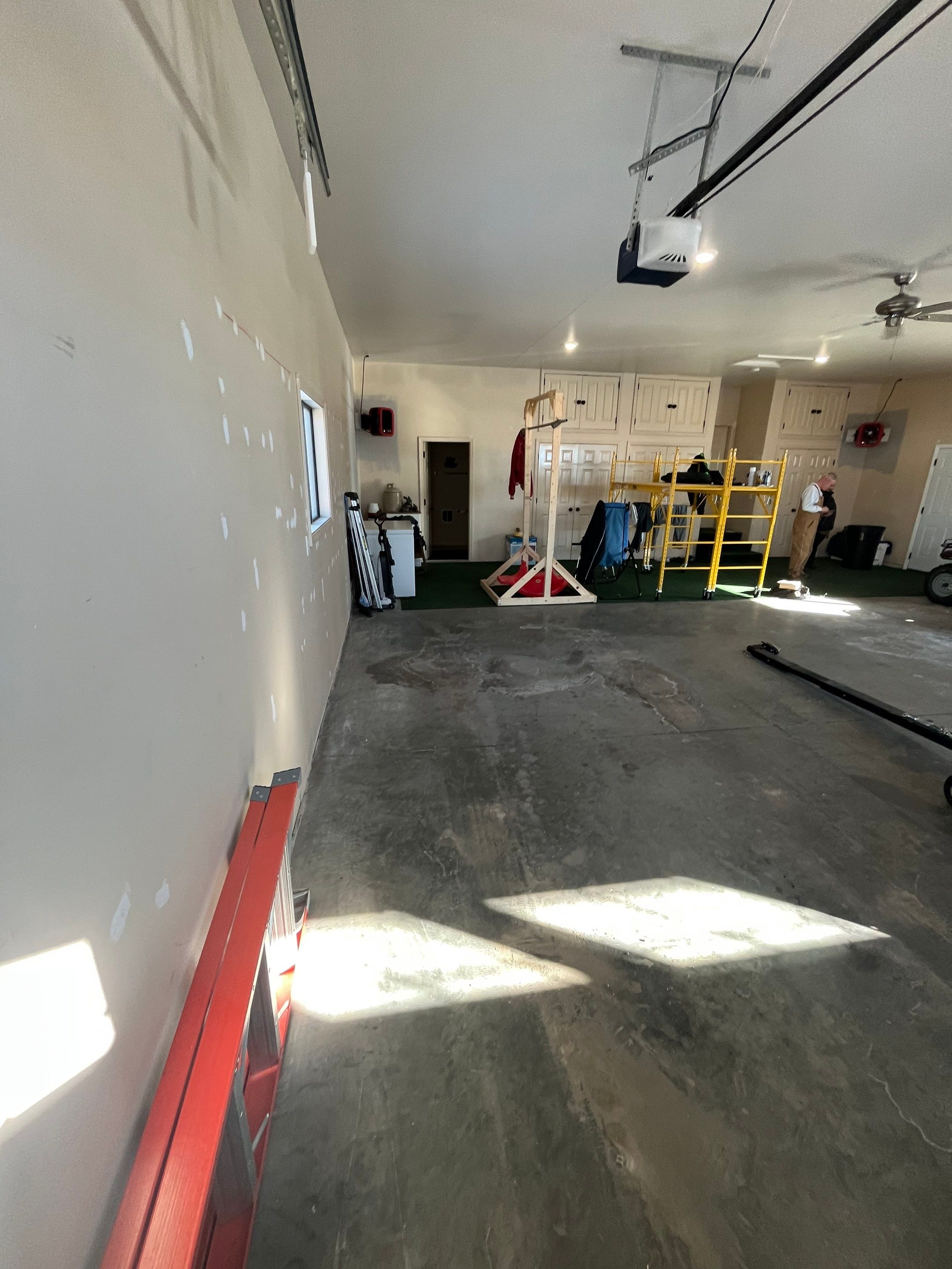 Garage using Mediterranean by Select Painting, Coatings & Garage Cabinets
