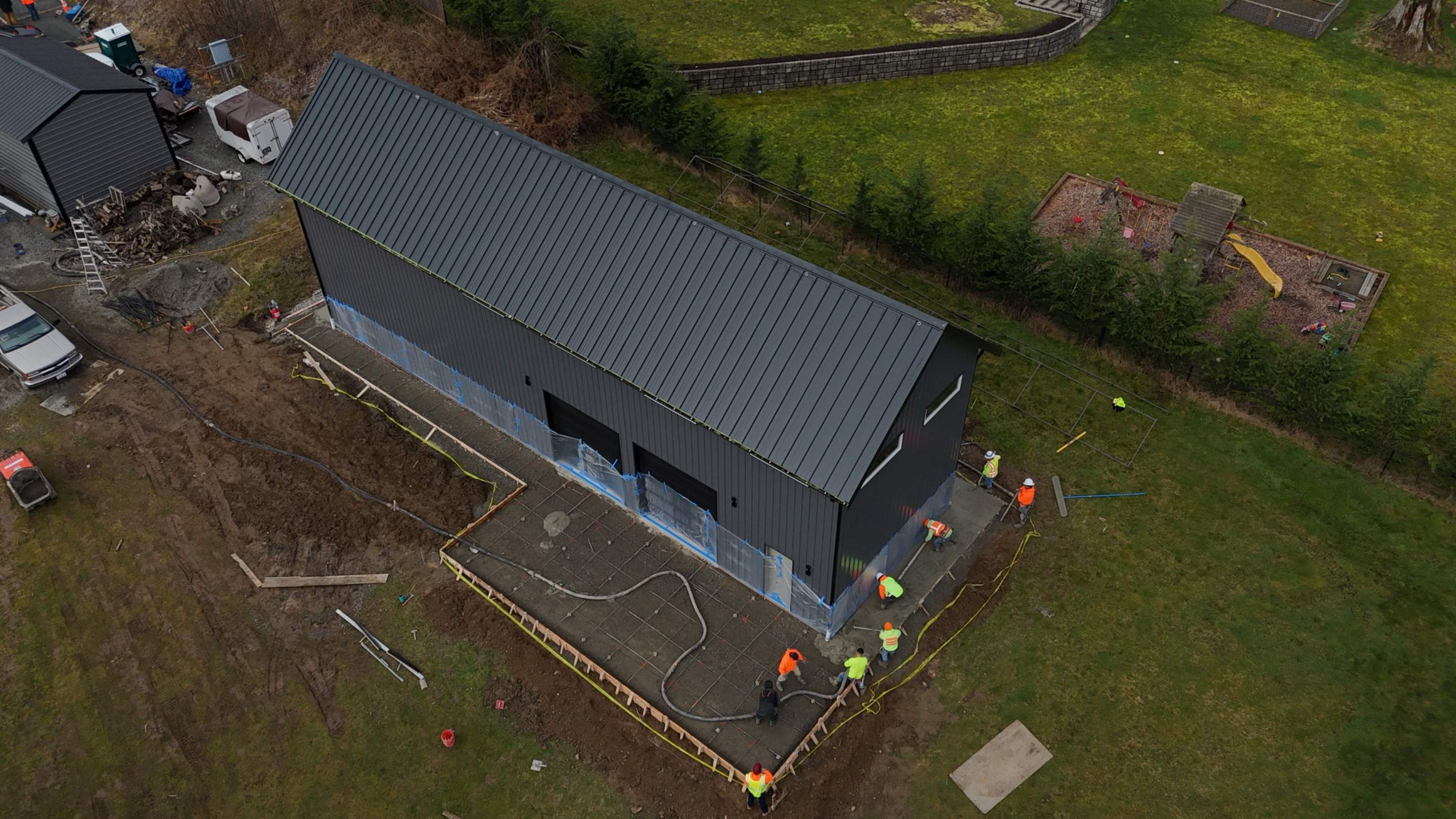 Concrete Walkway Surround and Front Patio | Snohomish  by Jireh Asphalt & Concrete Inc 