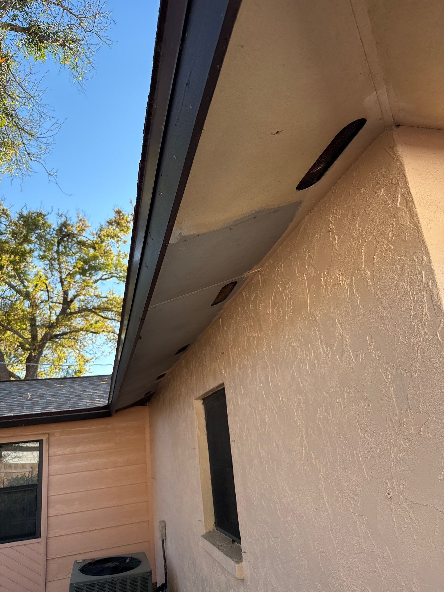 Musket Brown Soffit Installation in Sarasota FL by Gutter Professors