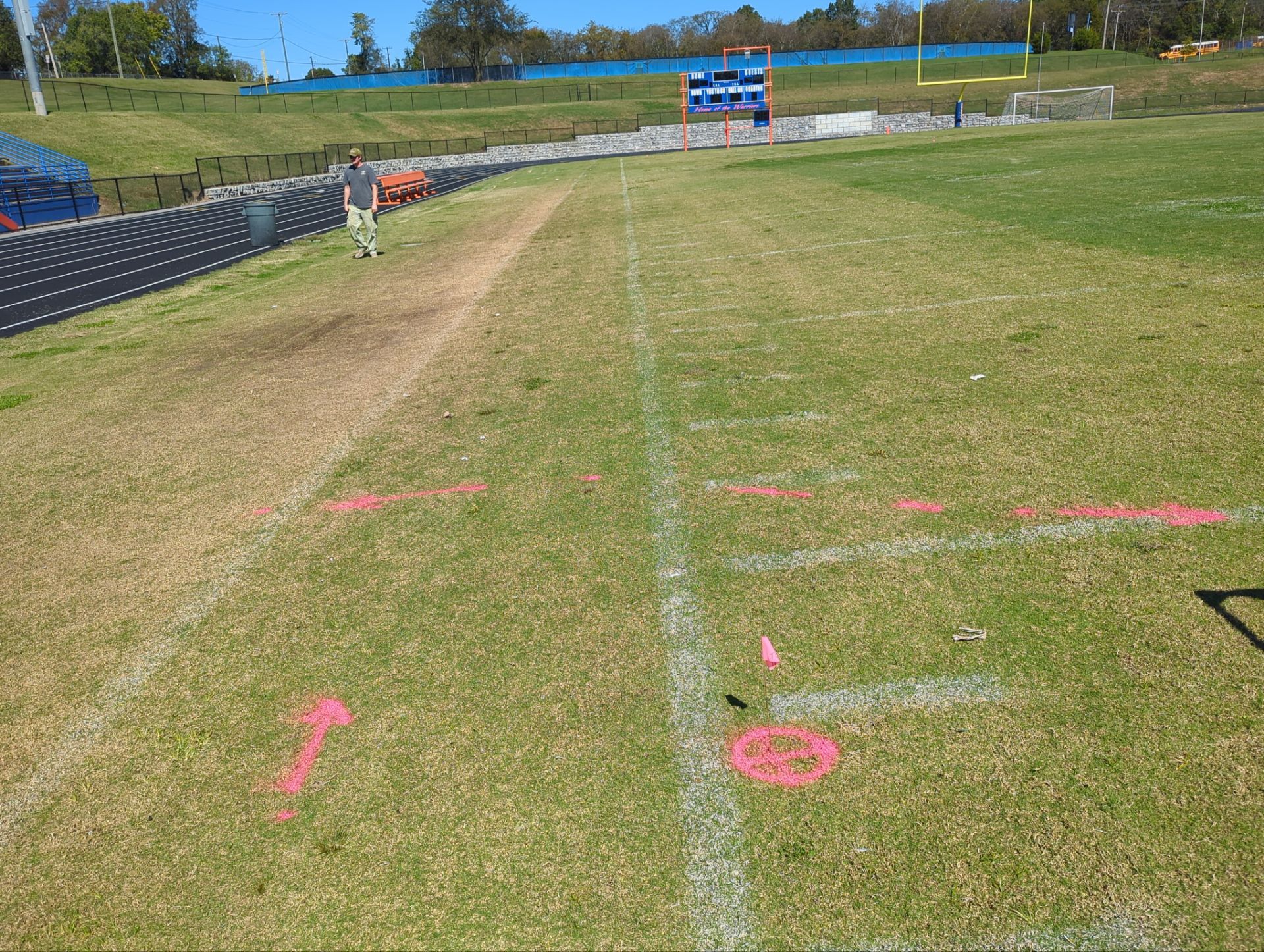 Football Field - Utility Locate and GPR Investigation by Alsip Locating Service, LLC