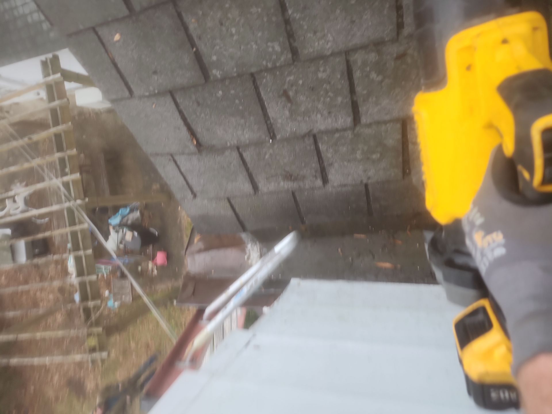 Completed asphalt shingle roof replacement in Richmond VA