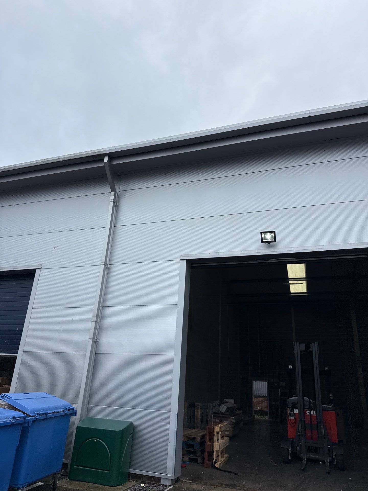Warehouse Cladding and Roof Clean by Ges Exterior Cleaning ltd