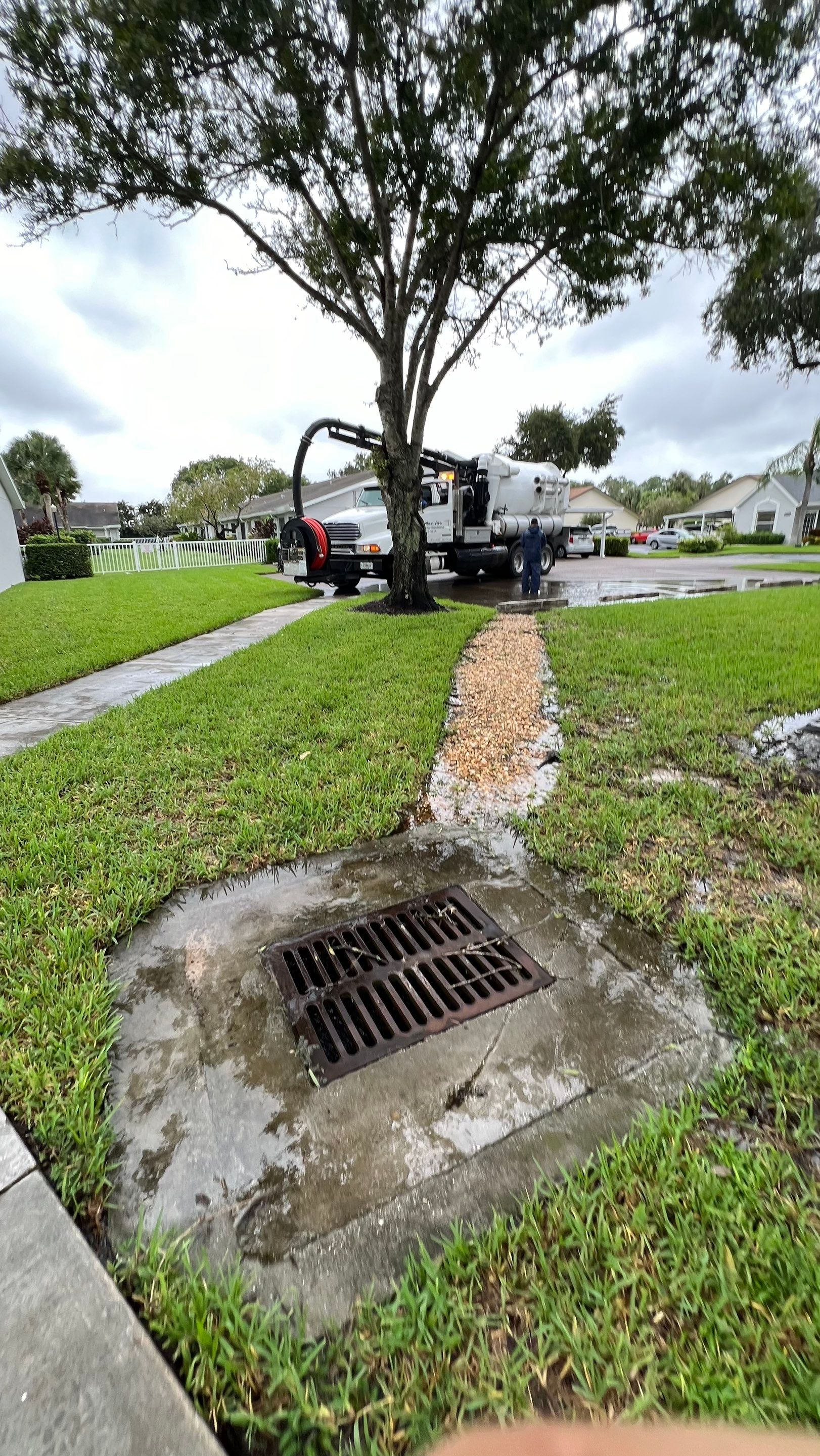 Naples Community Stormwater Blockage by Don Mar, Inc. Storm Water Solutions