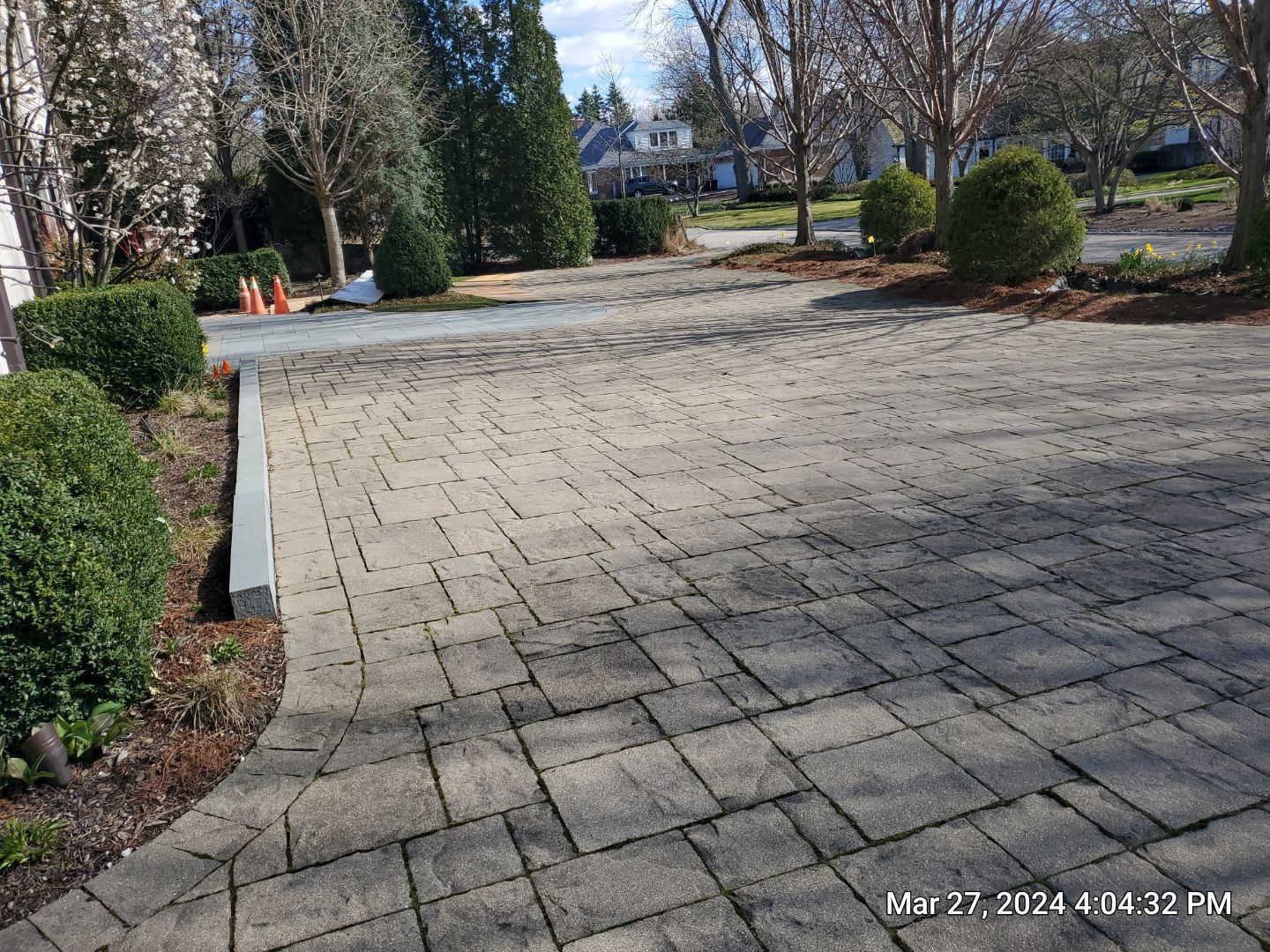 Brick paver clean, sand and seal.  using Surebond SB-1300 by Northern Power Washing LLC.