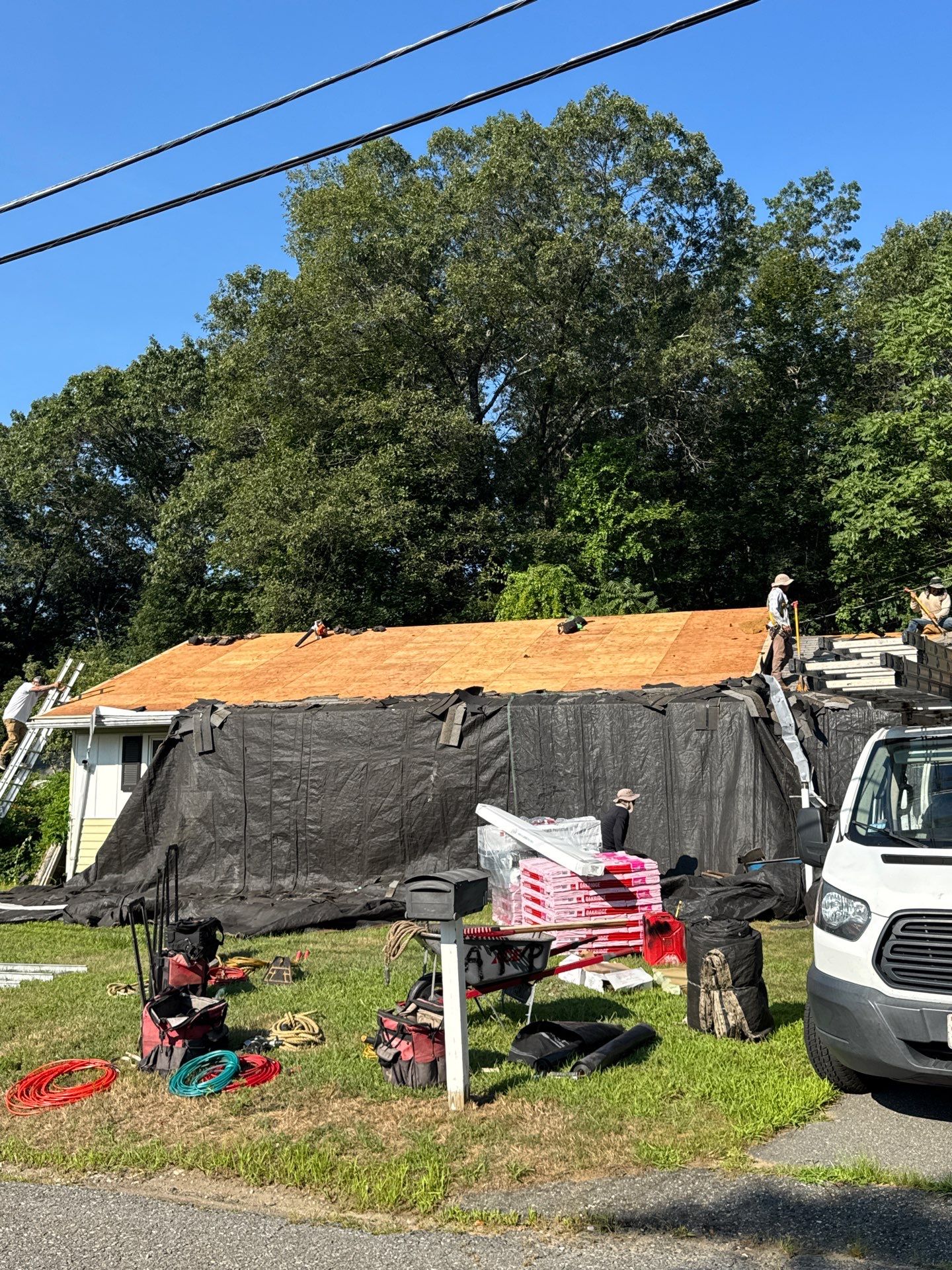 Onyx Black Roof Transformation in Maynard, MA by Mighty Dog Roofing of Greater Middlesex County