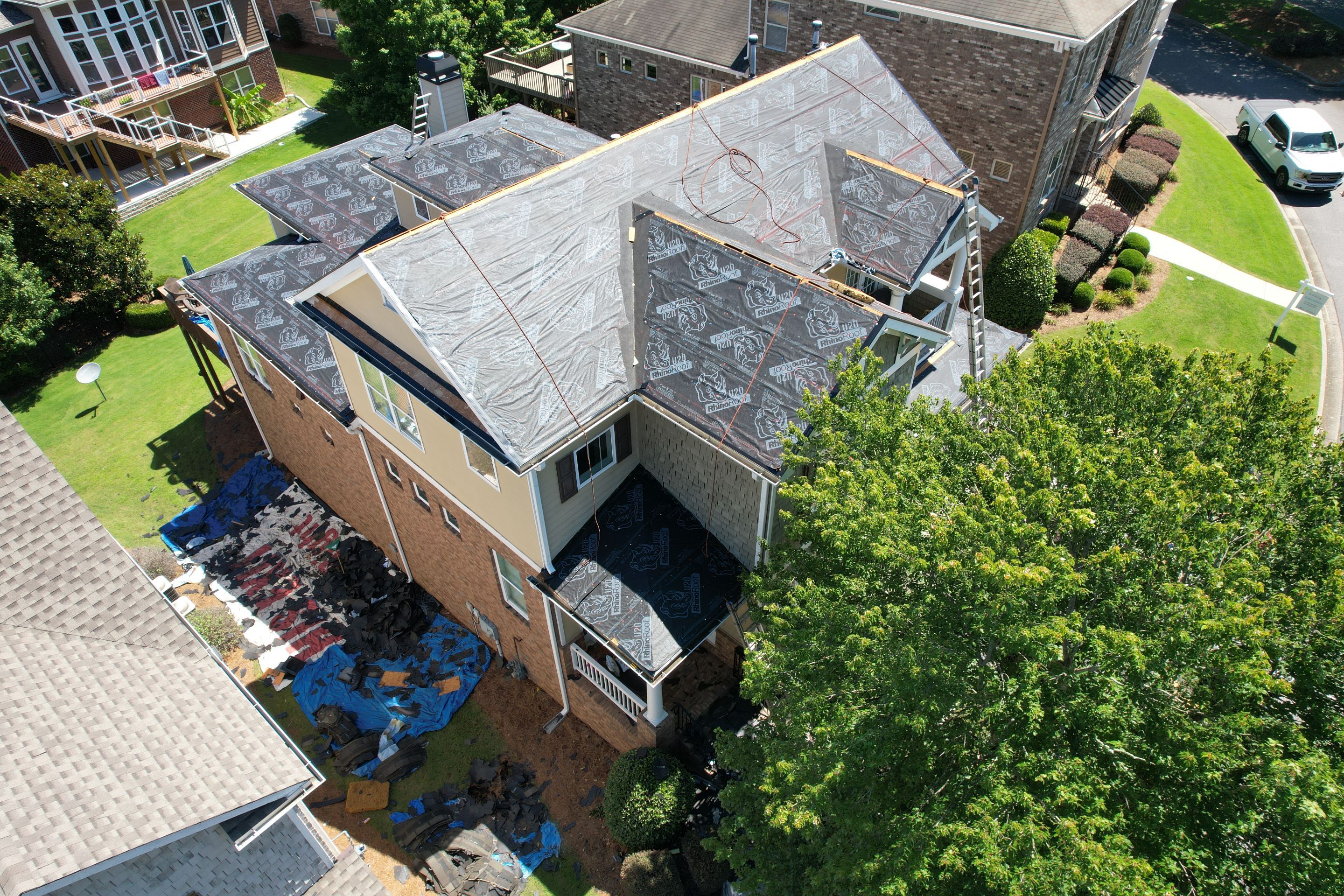 Residential Roofing Installation using Owens Corning by Inspector Roofing and Restoration