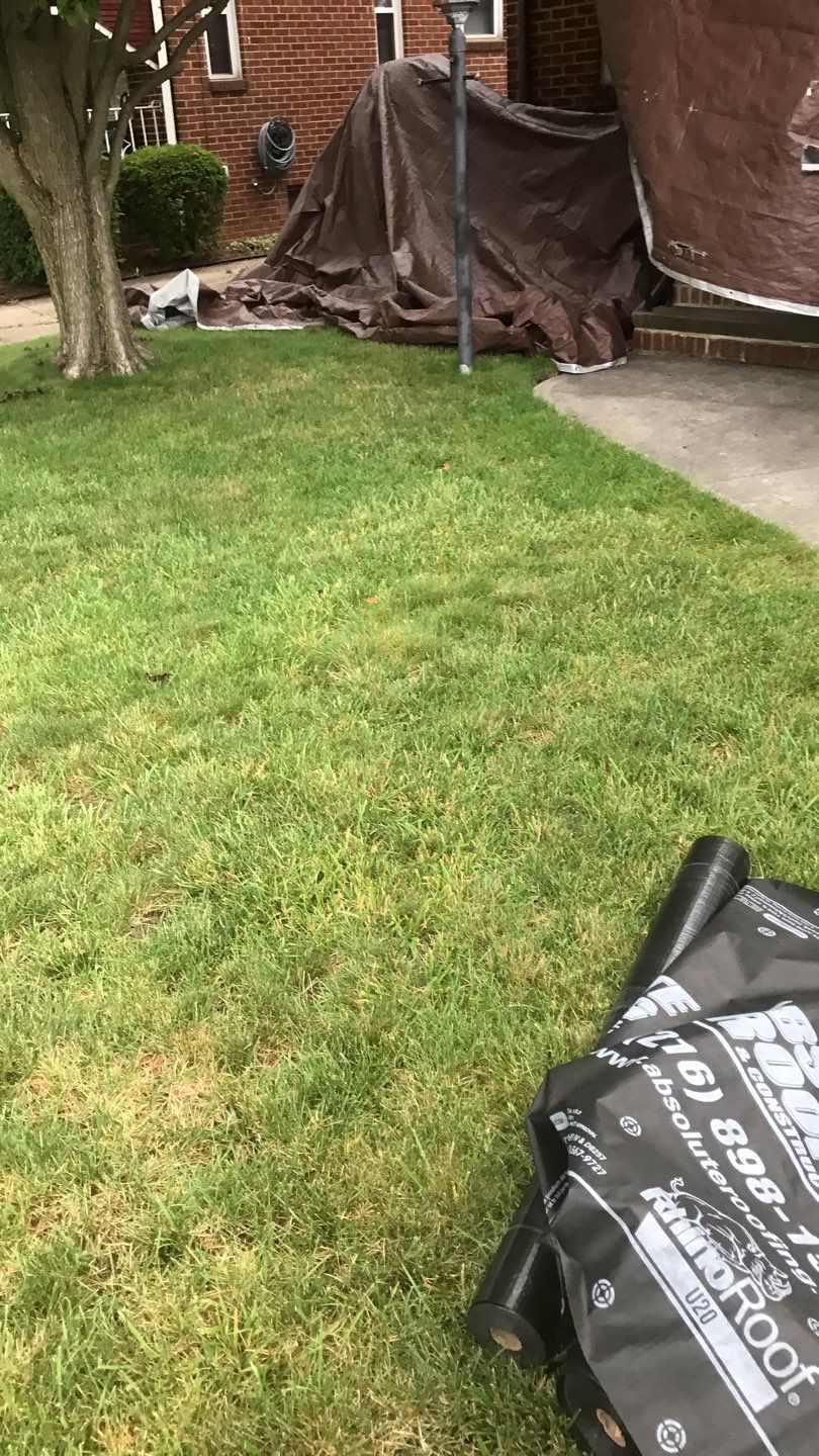 Residential Roof Replacement using Owens Corning Duration, Colonial Slate by Absolute Roofing and Construction