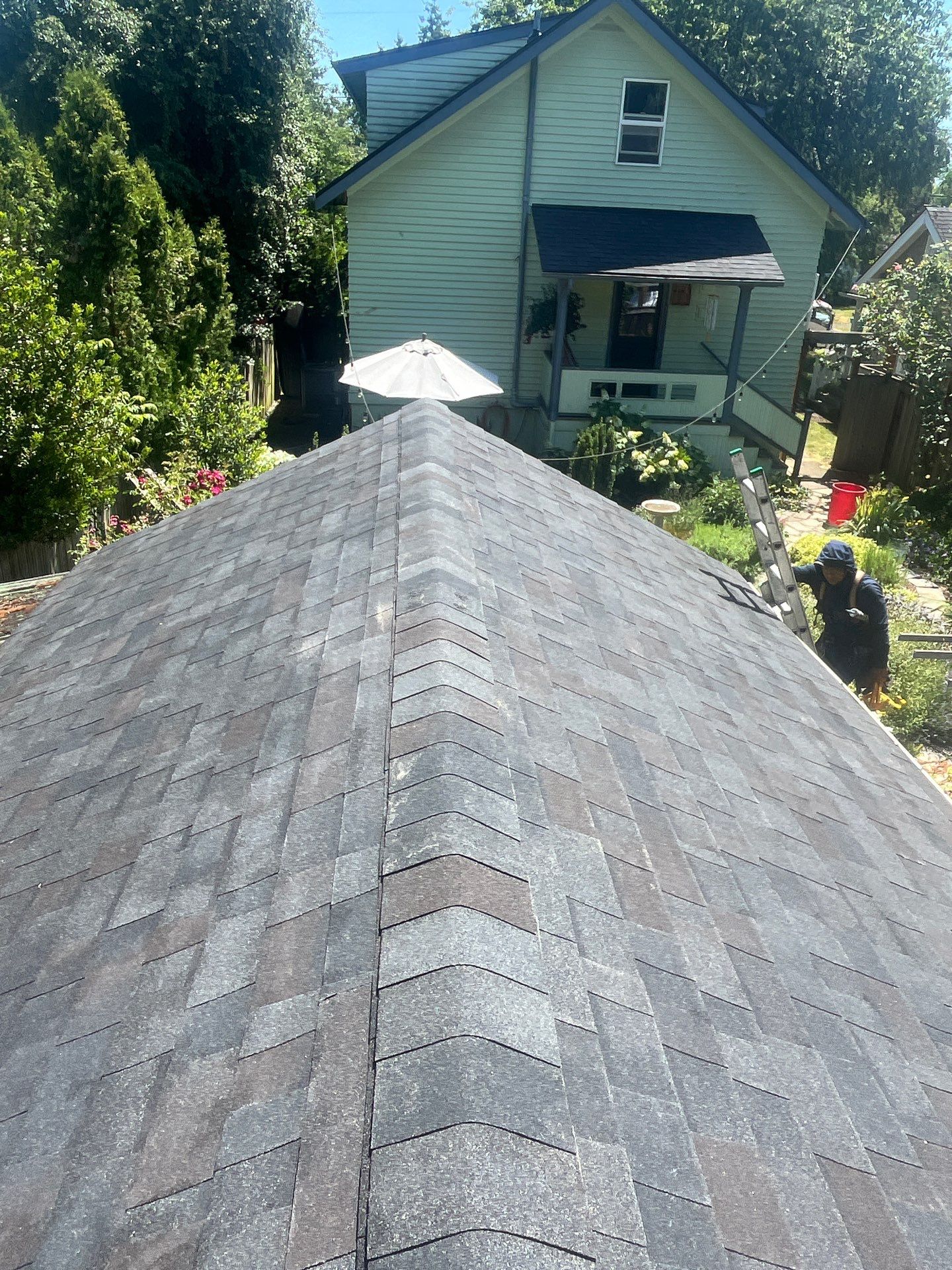 Project in Portland by Tom Leach Roofing