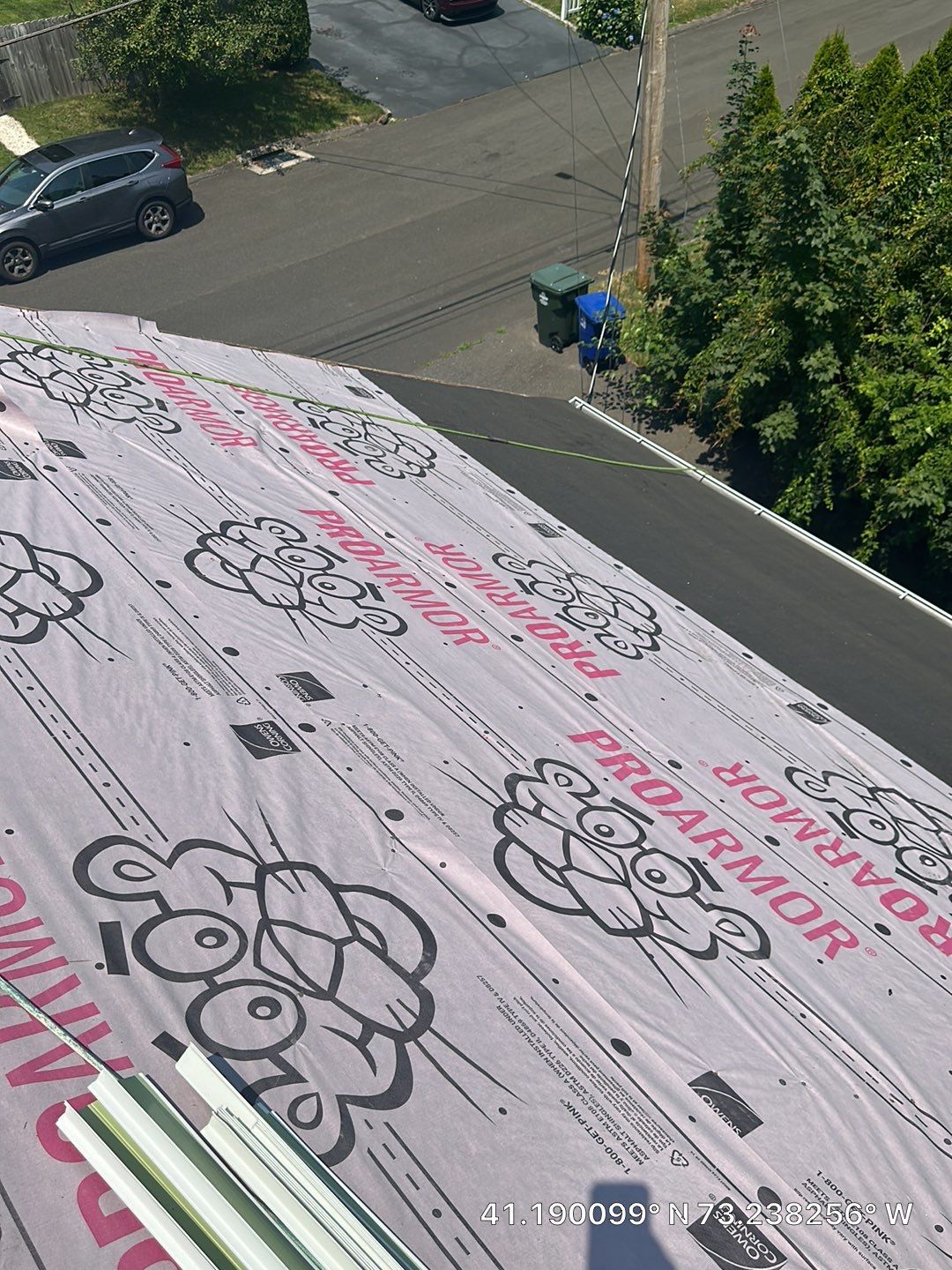 Commercial Roofing Installation using Owens Corning TruDefinition  Midnight Plum by A Plus Exterior