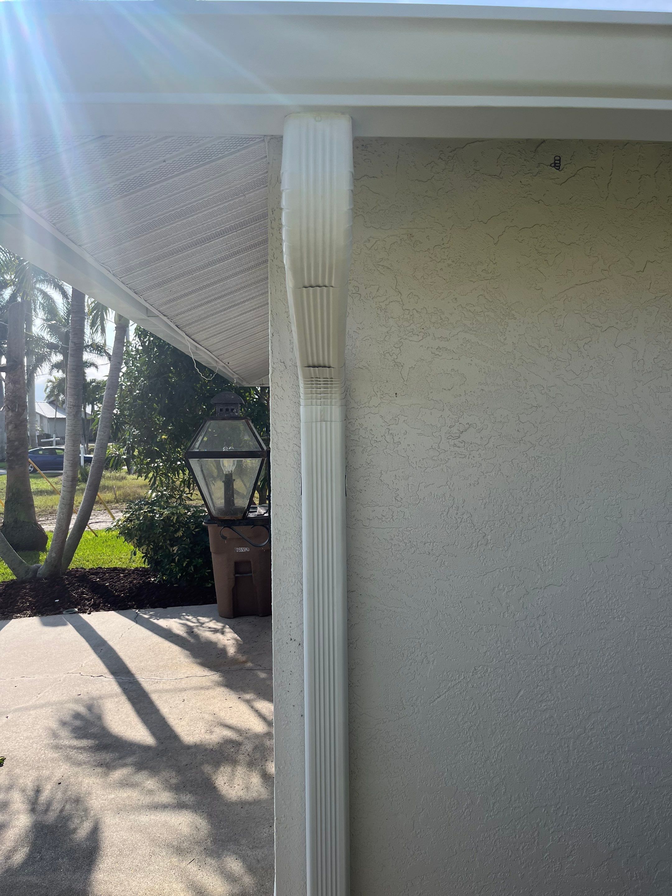 Soffit and Fascia Installation in Cape Coral FL by Gutter Professors