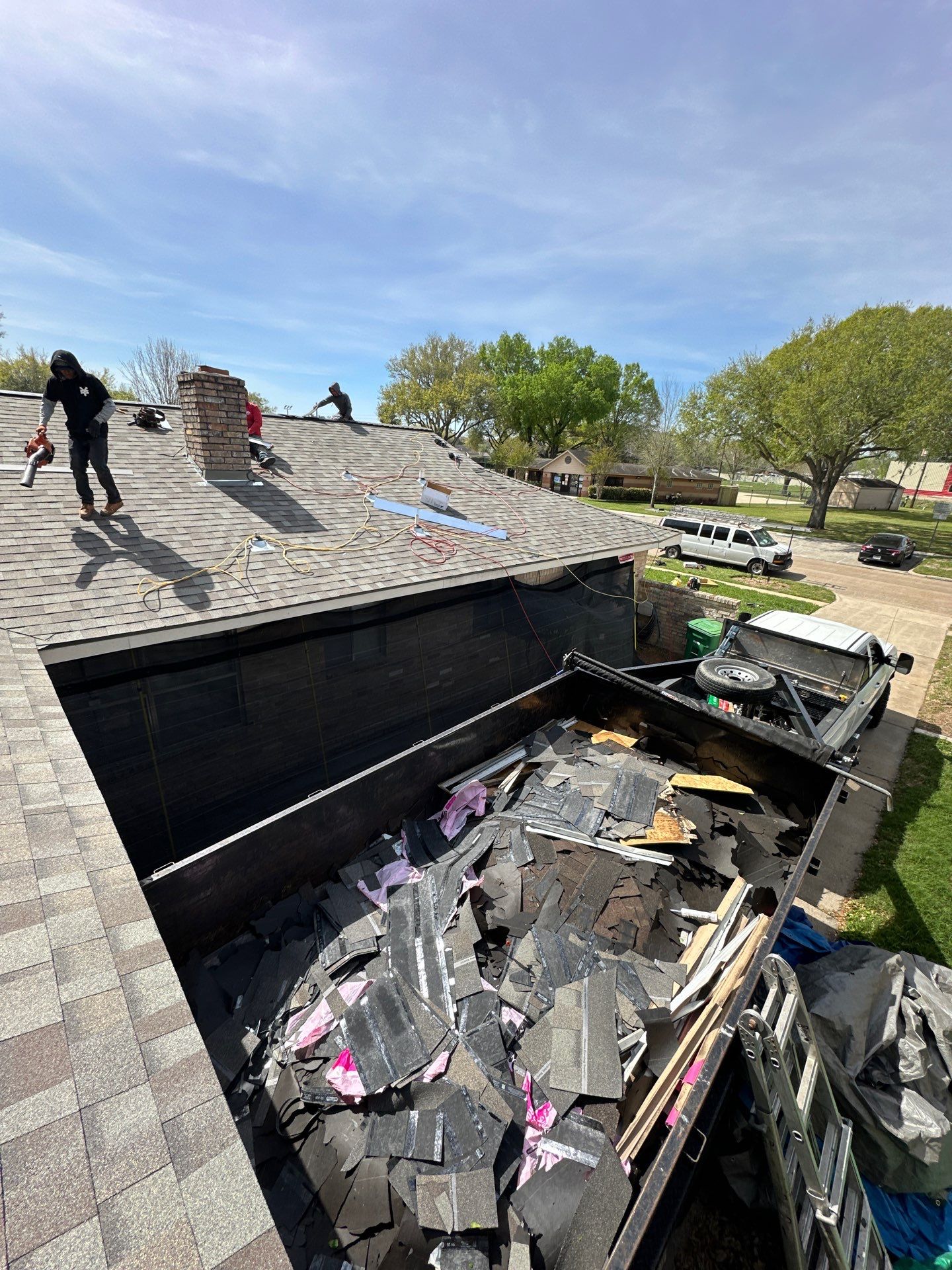 Project in Houston by Motion Roofing