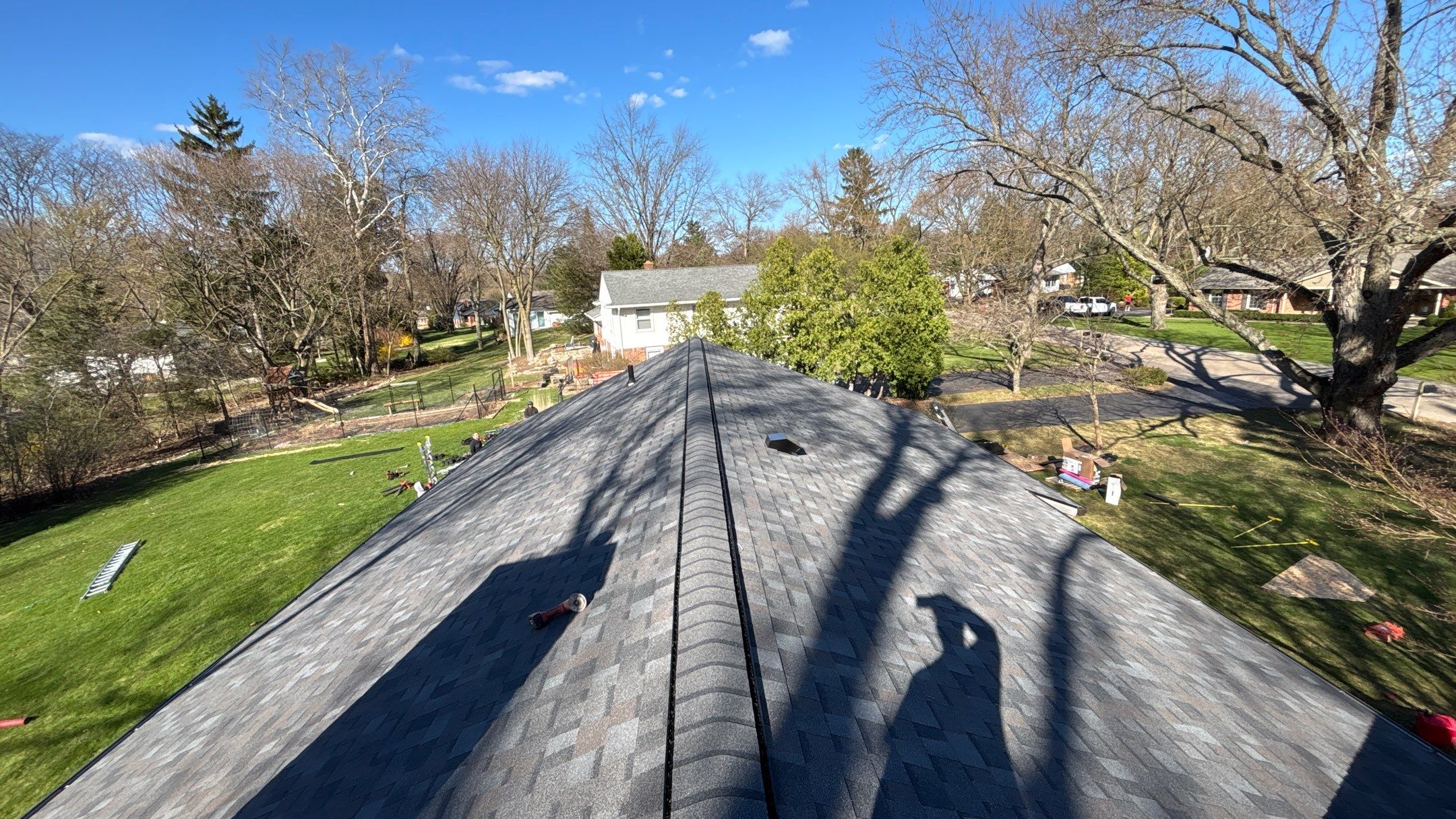 Roof Replacement using Owens Corning Williamsburg Gray by 180 Contractors
