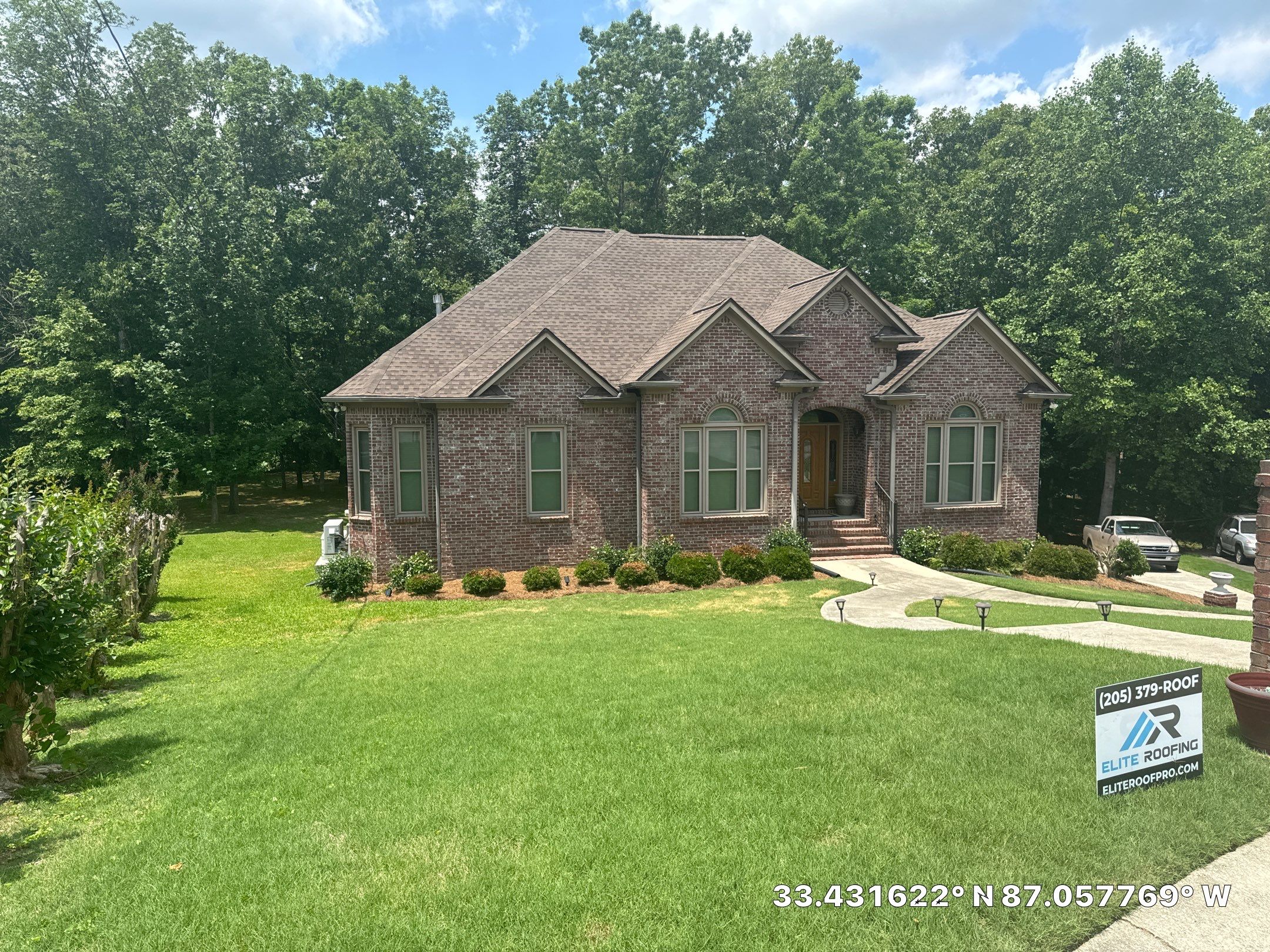 Residential Roof Replacement using GAF HDZ - Barkwood by Elite Roofing LLC