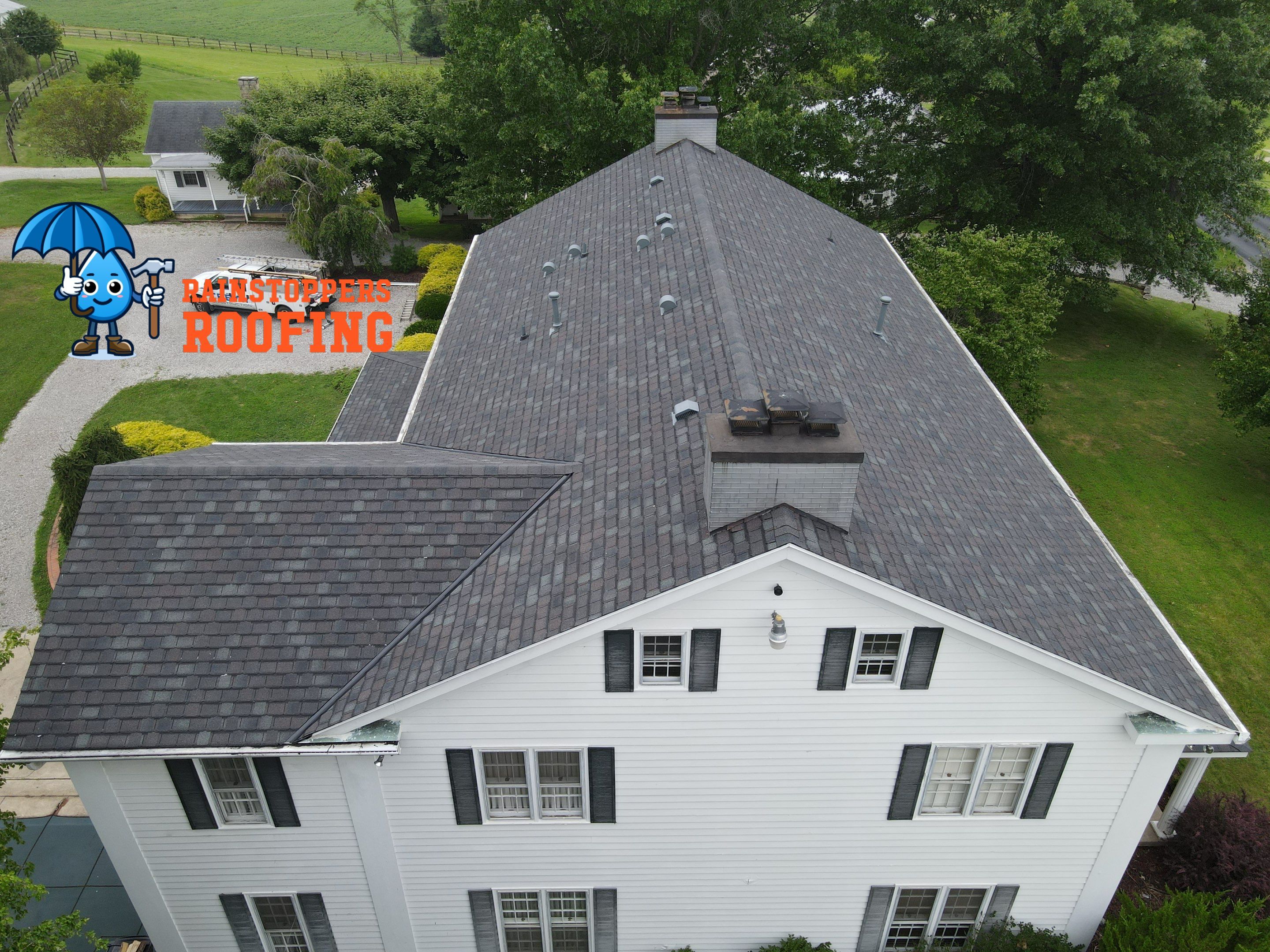 Residential Roofing Installation using GAF Timberline HDZ by Rainstoppers Roofing