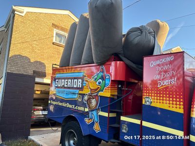 Air Duct Cleaning With a Vacuum Truck in West Mifflin, PA