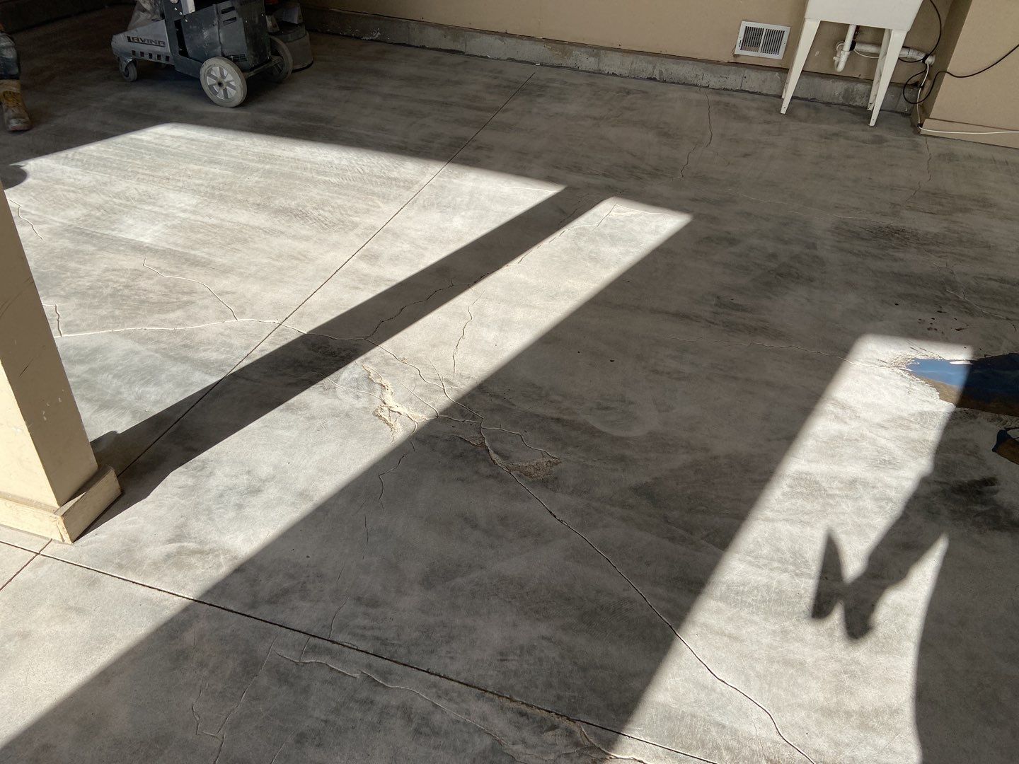 Garage using Slate Stone by Select Painting, Coatings & Garage Cabinets