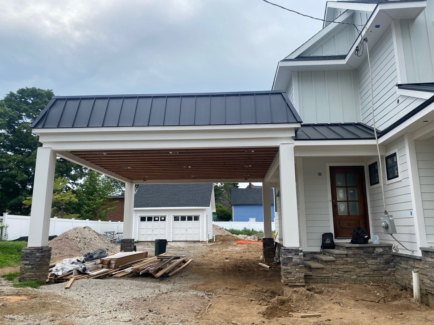 Standing Seam Metal Roof using Aluminum 032GA by CMNG LLC