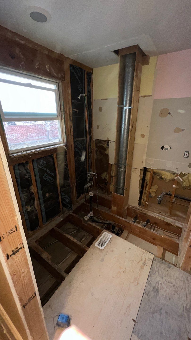 Two Bathroom Remodel  by Plumbing Connect Systems LLC
