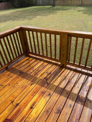 Deck using Wood Sealant