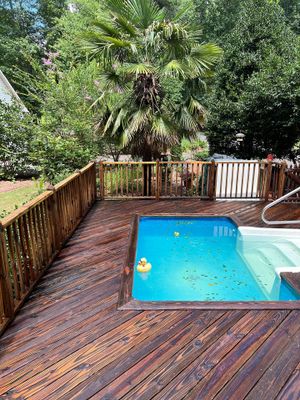 Pool Deck using Wood Sealant