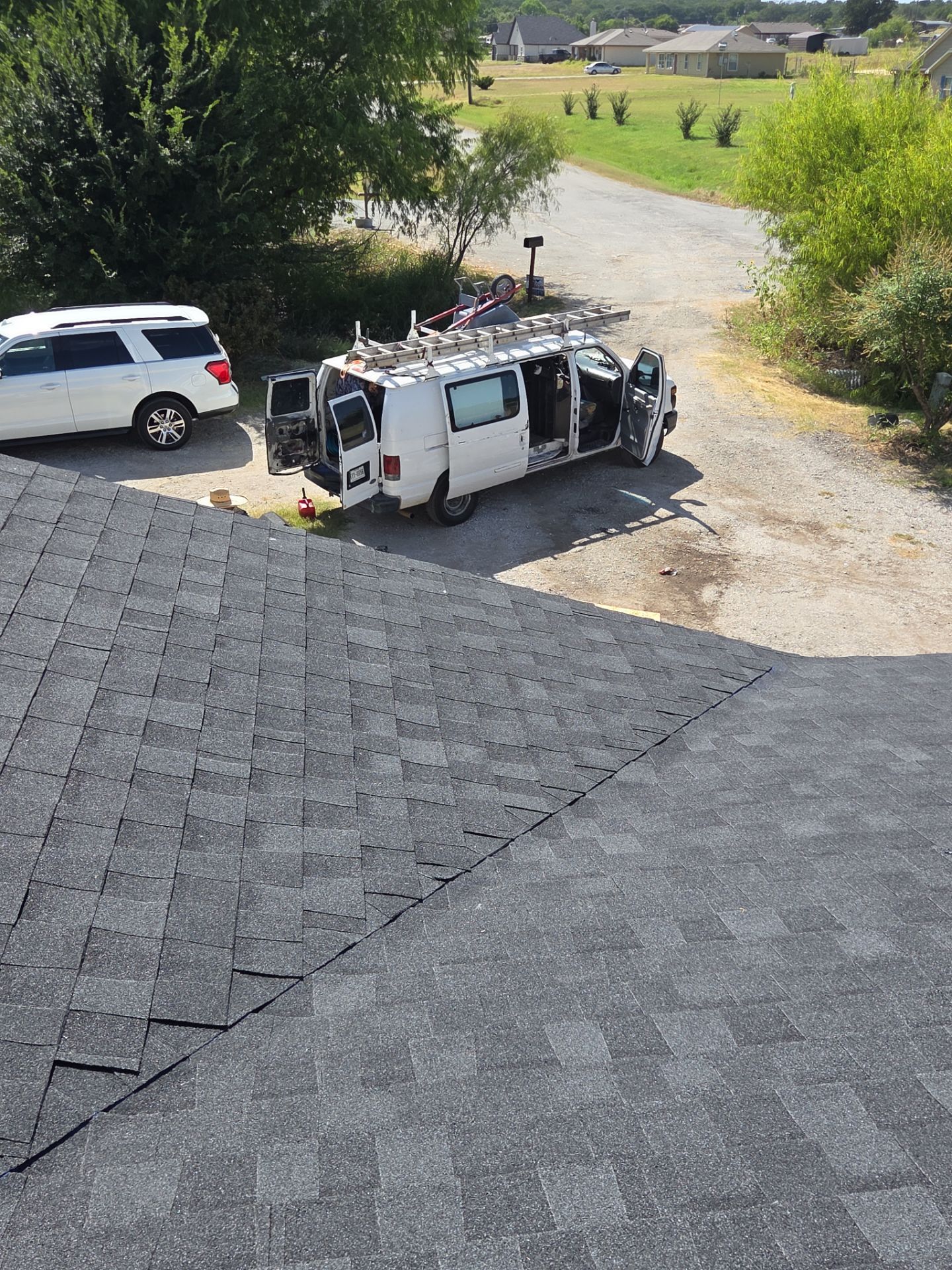 Project in Weatherford by Lonestar Roofing and Restoration LLC.