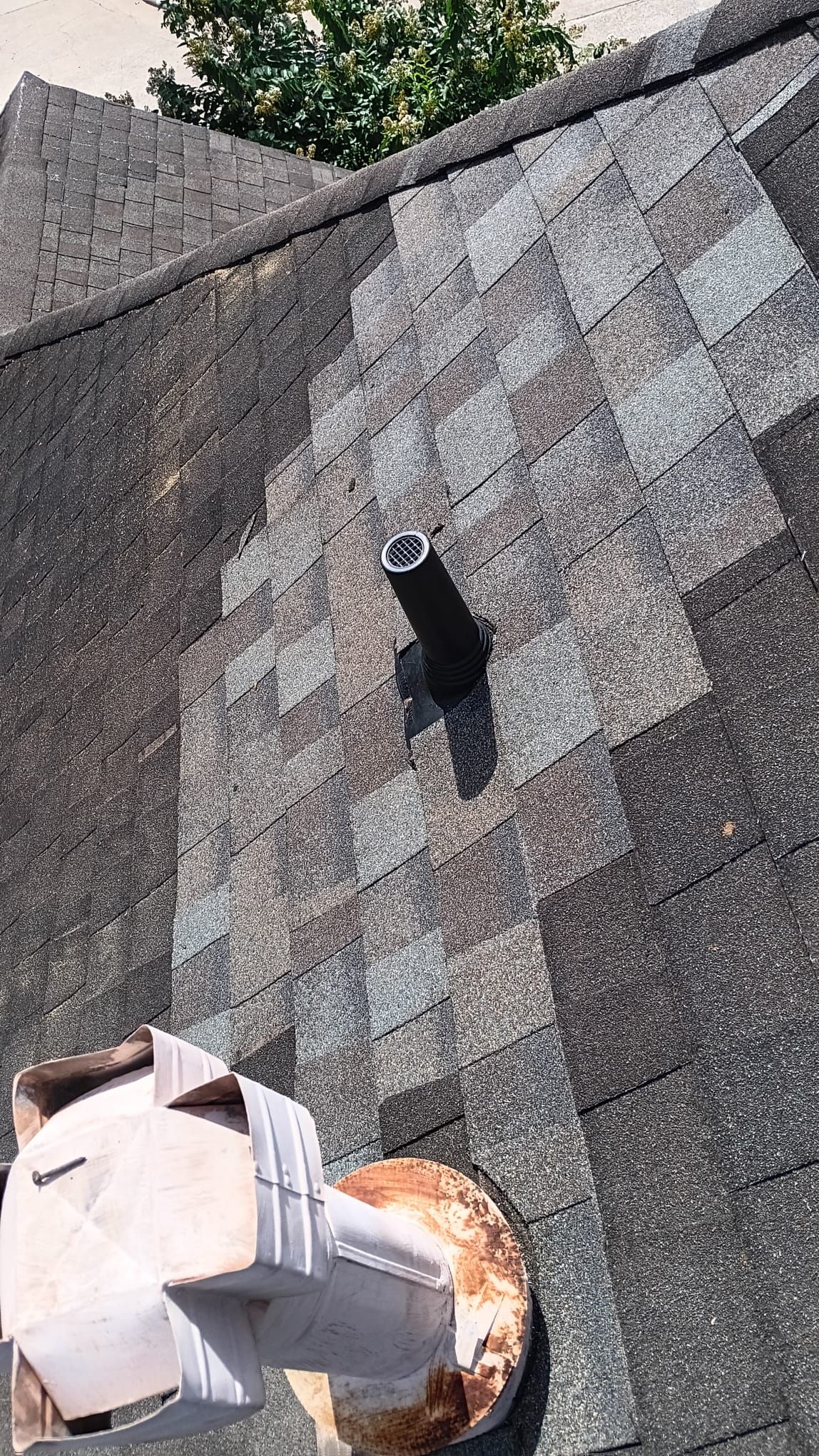 Hail Damage using Owen's Corning Duration (Lifetime) Shingles by Roof Repair Company