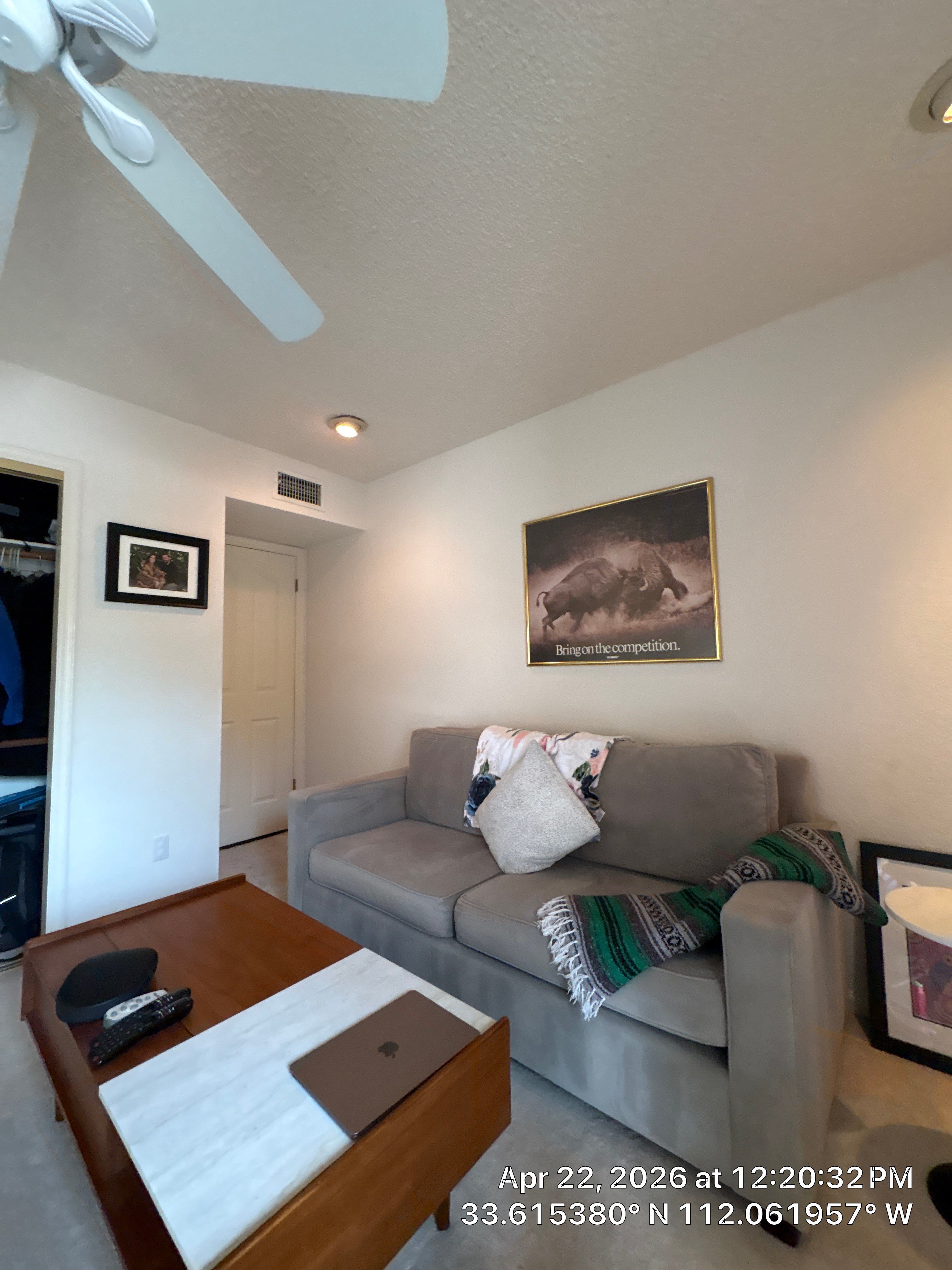Custom Home Office Setup and Media Wall in Phoenix by CompanyCam Sales Demo