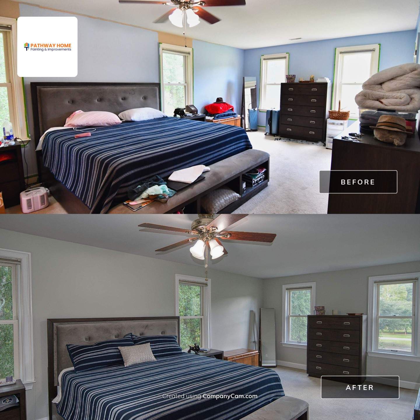 Comprehensive Interior Painting and Drywall Repair in Moncks Corner by Pathway Home Painting & Improvements