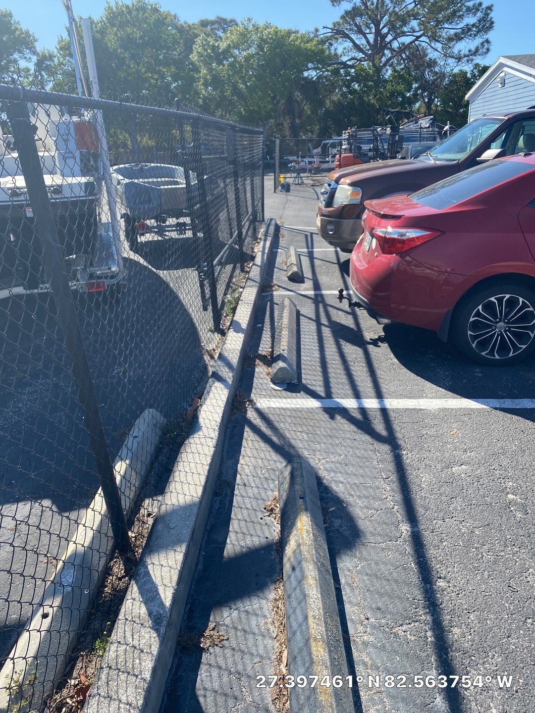 Parrish, FL 6+1 Black Commercial Chain-Link Fence by Asap fence and gates, LLC