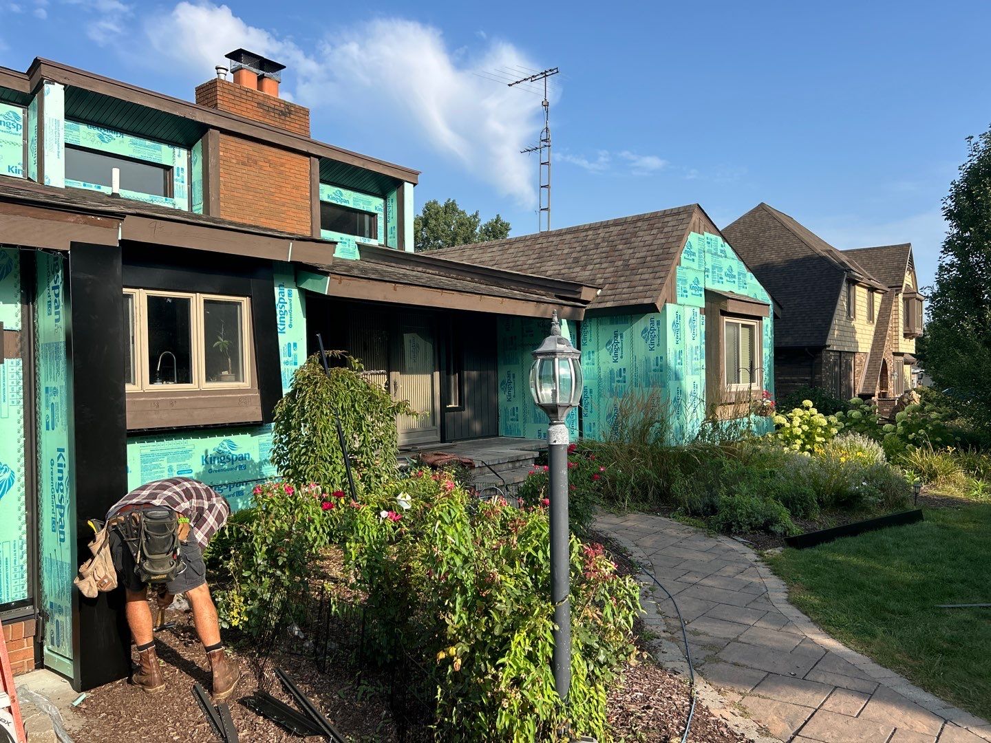 Siding Replacement using Alside 7" B&B by 180 Contractors