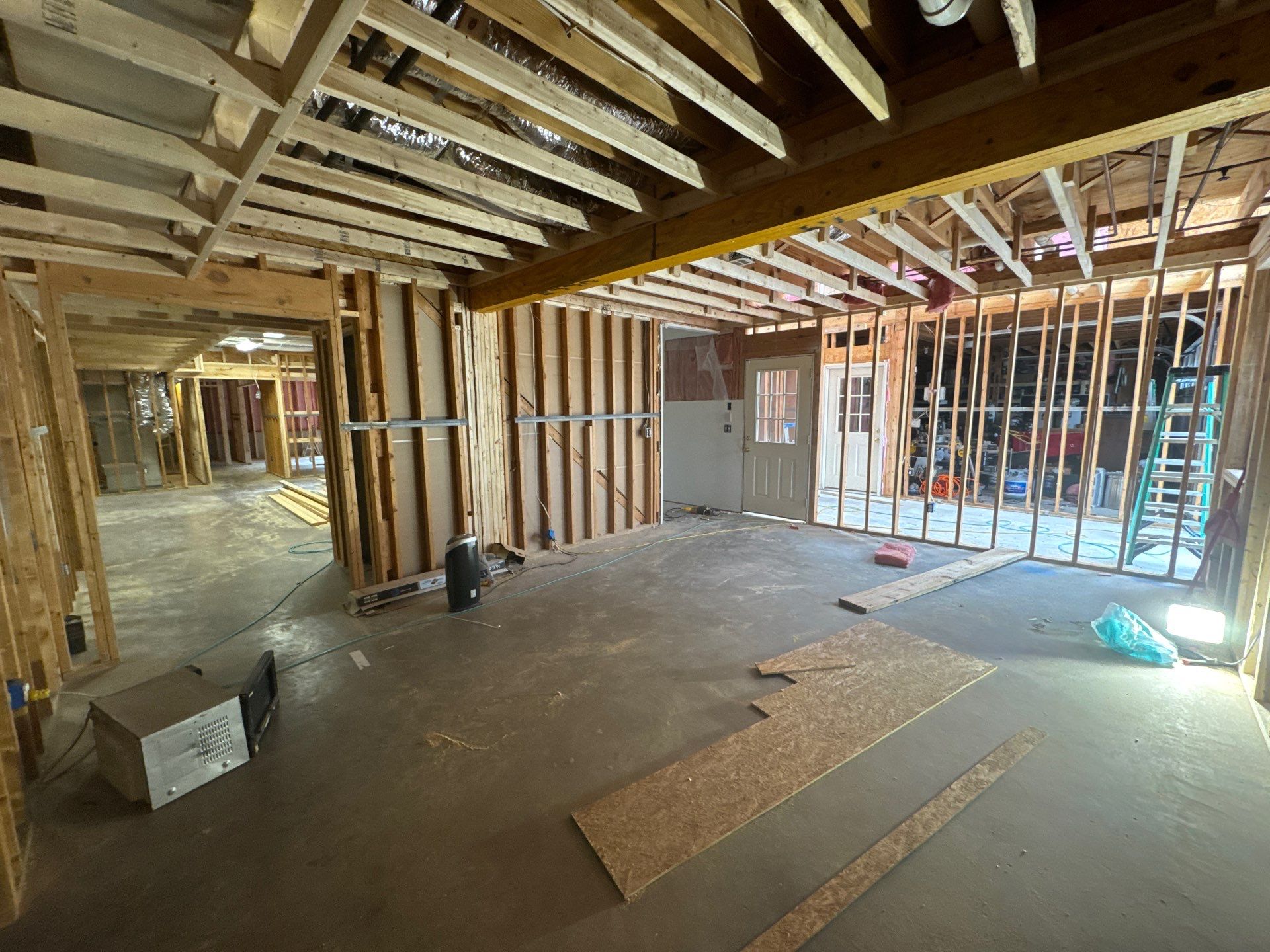 Full Basement Remodel in Powder Springs Featuring Custom Kitchenette by Swift Home Renovations