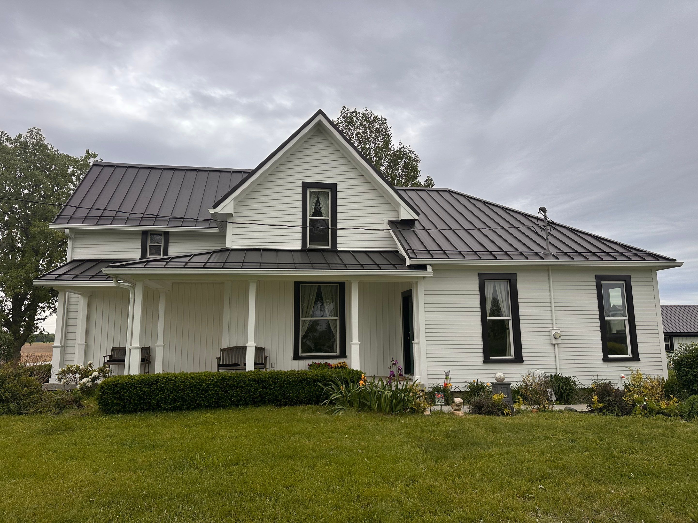 Standing Seam Metal Roof Transformation in Atlanta, IN by 4Ever Metal Roofing