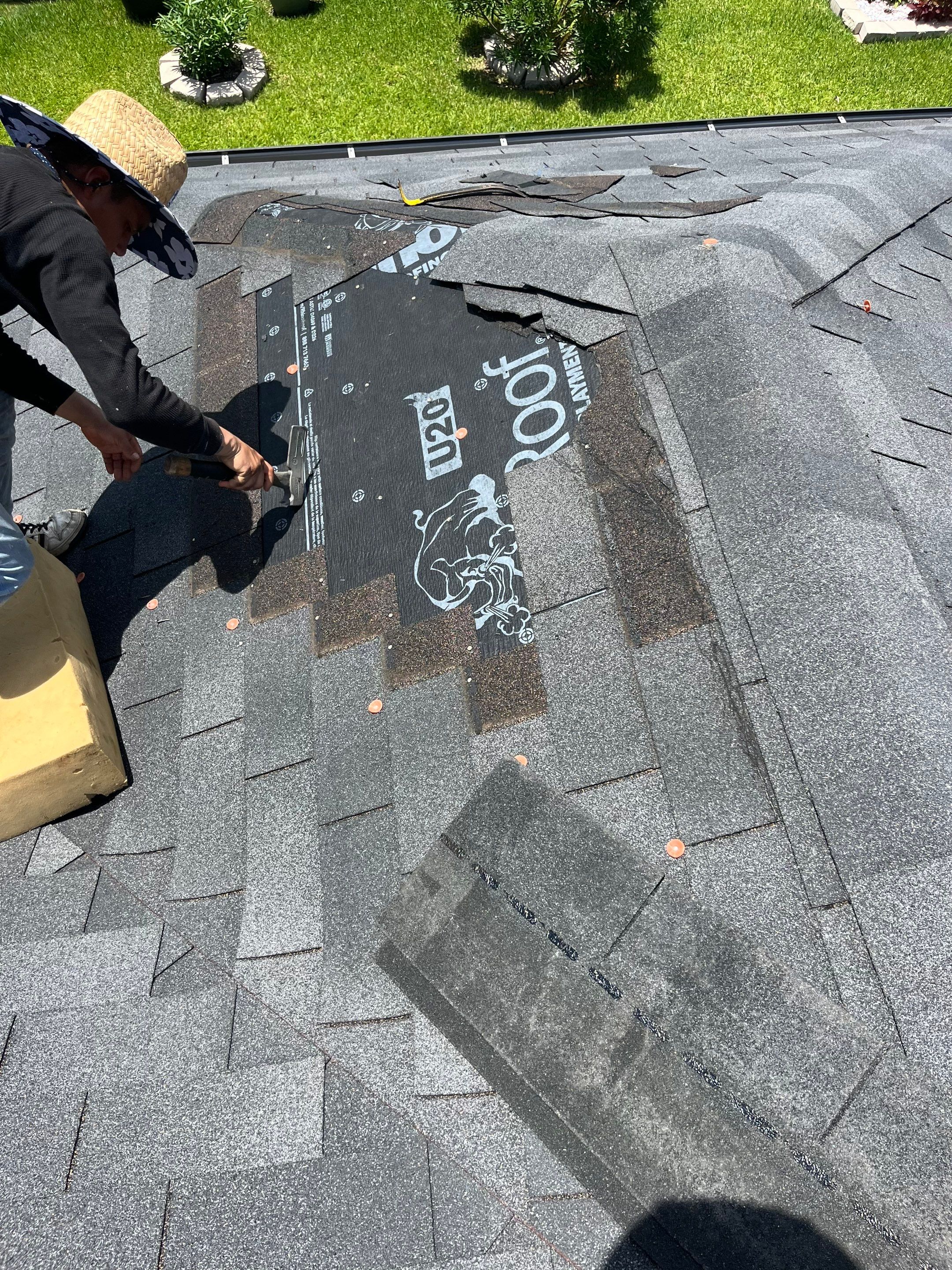 Hurricane Beryl Repair by Berry Good Roofing