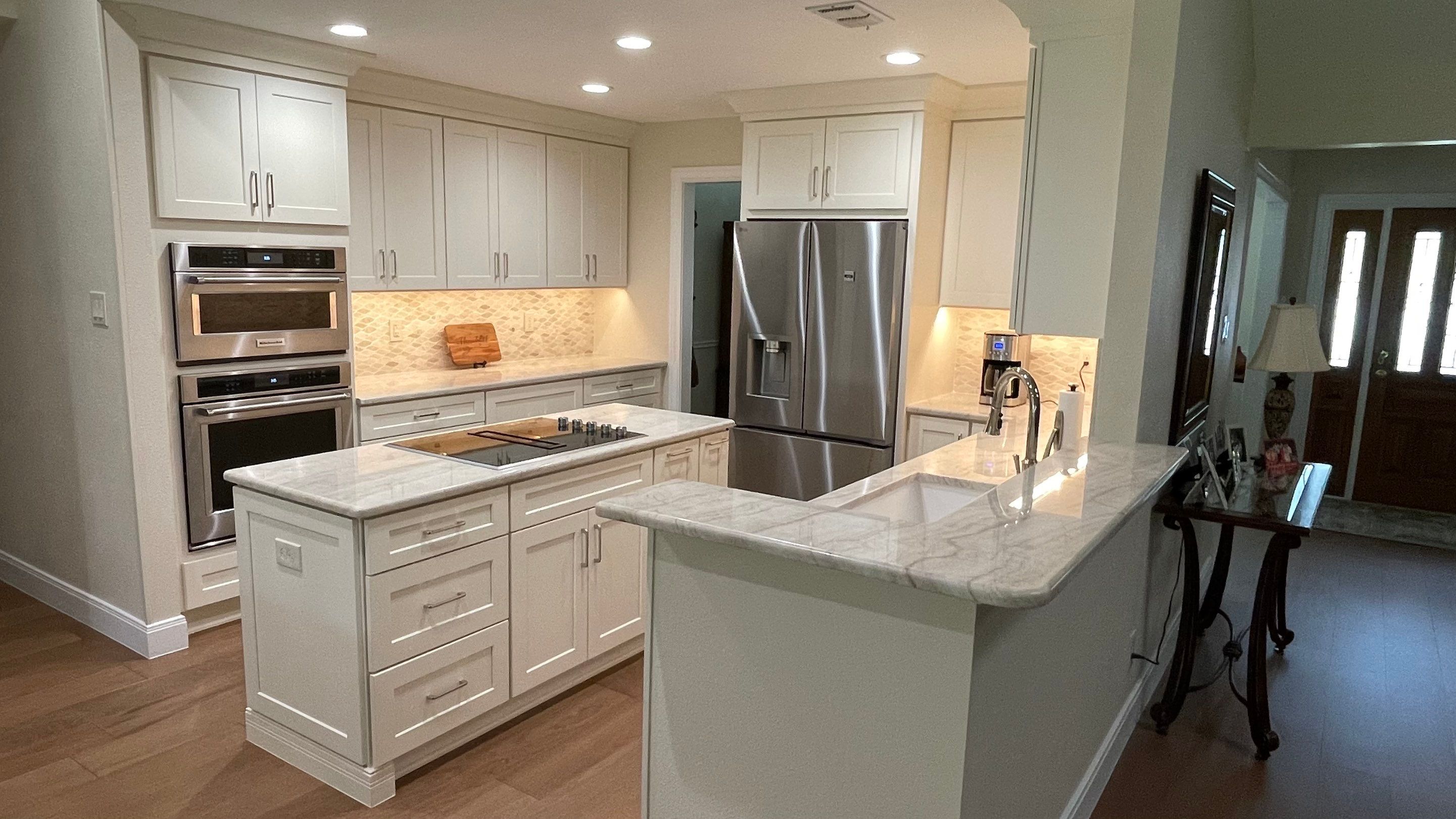 Deerfield Kitchen Refresh Before and After by Legacy Bath and Kitchen