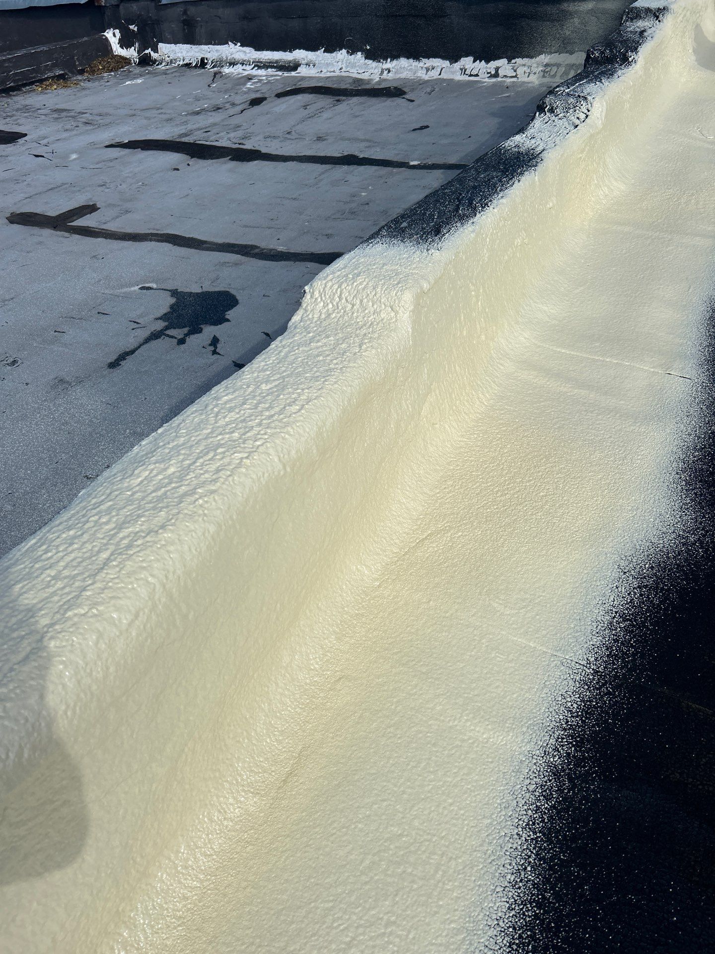 Downtown Gladewater Commercial Foam Roof Restoration – SPF + High-Tensile Acrylic by All Star Roofing LLC