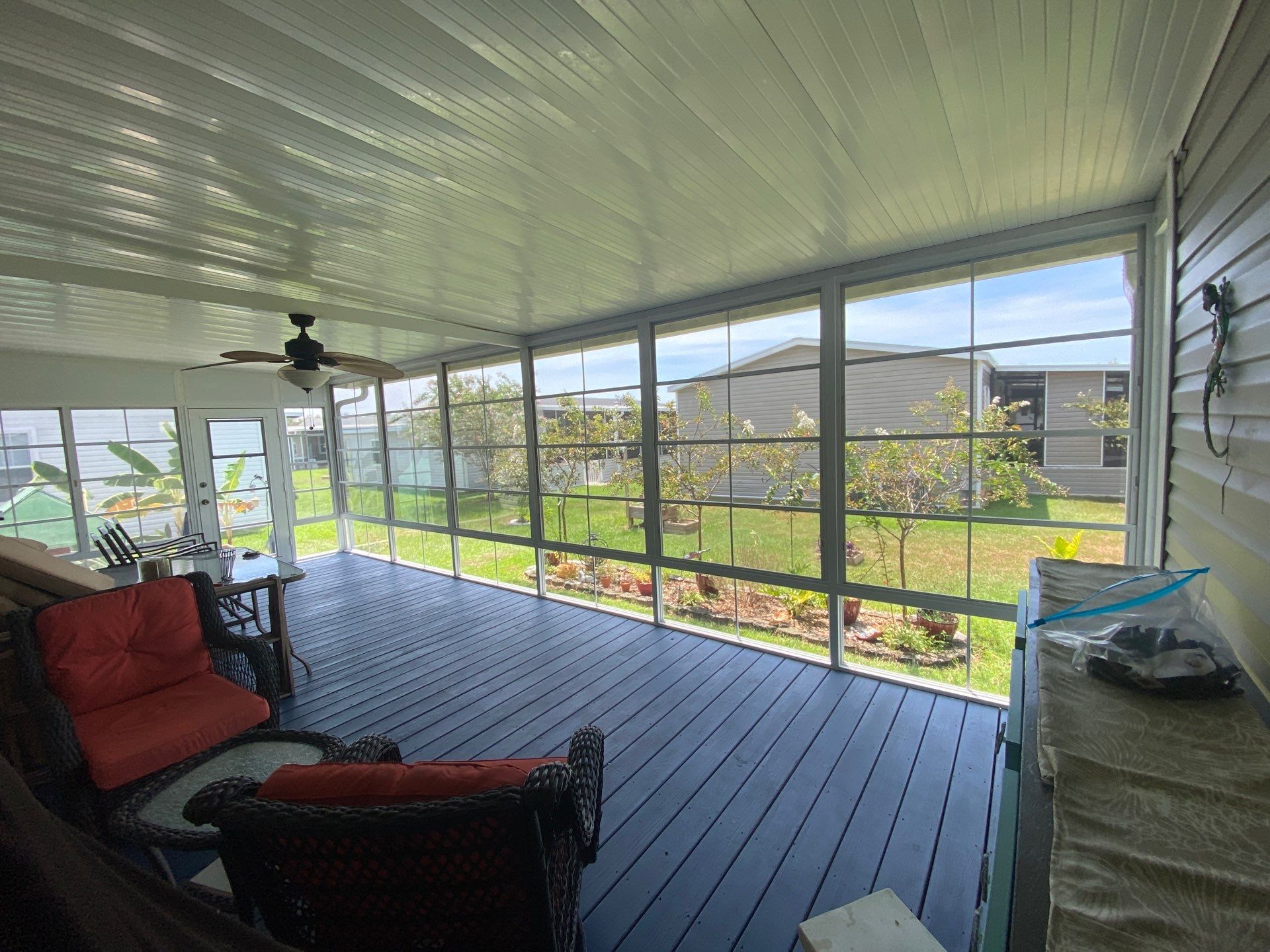 Screen Under w/Vinyl 4 Track Windows by Titan Sunrooms