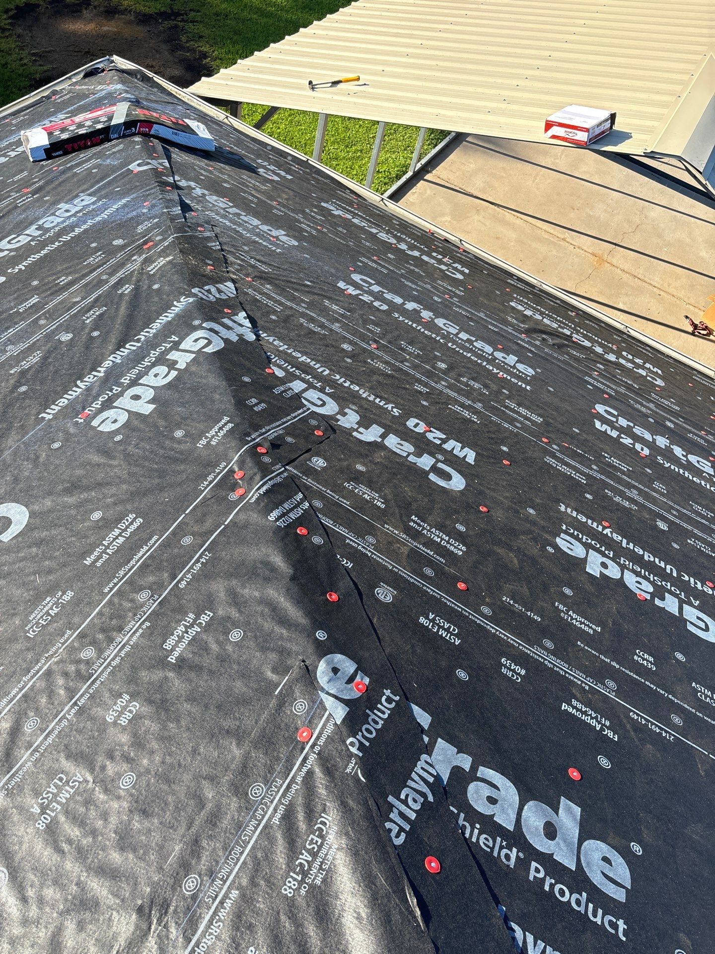 Residential Roofing Installation using Owen's Corning Duration (Lifetime) Shingles by Roof Repair Company